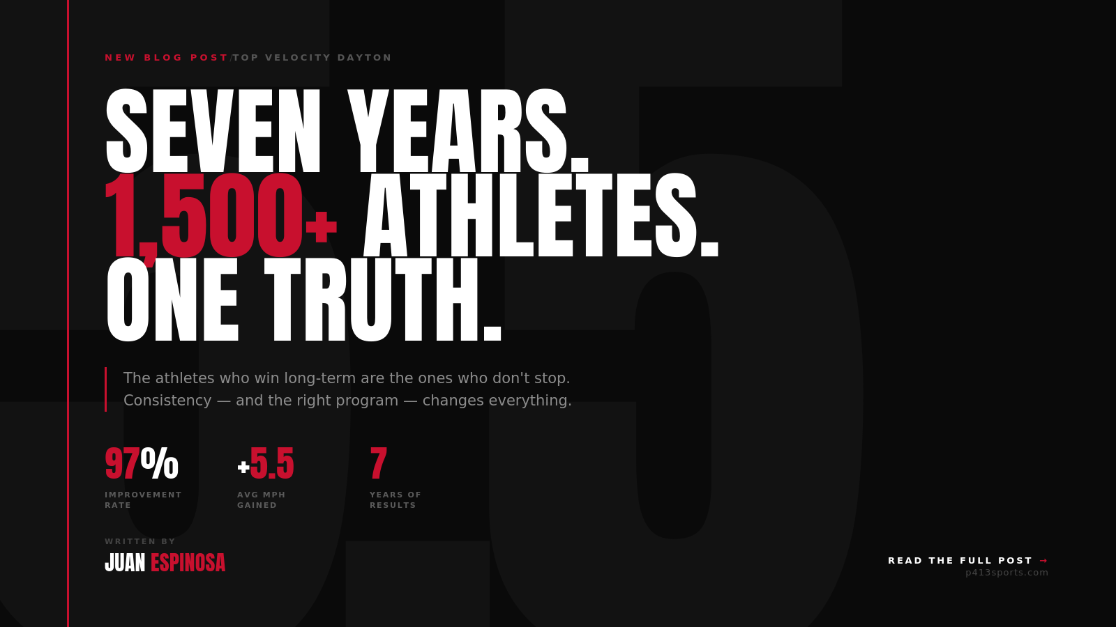 What 7 Years and 1,500+ Athletes Taught Me About Throwing Velocity
