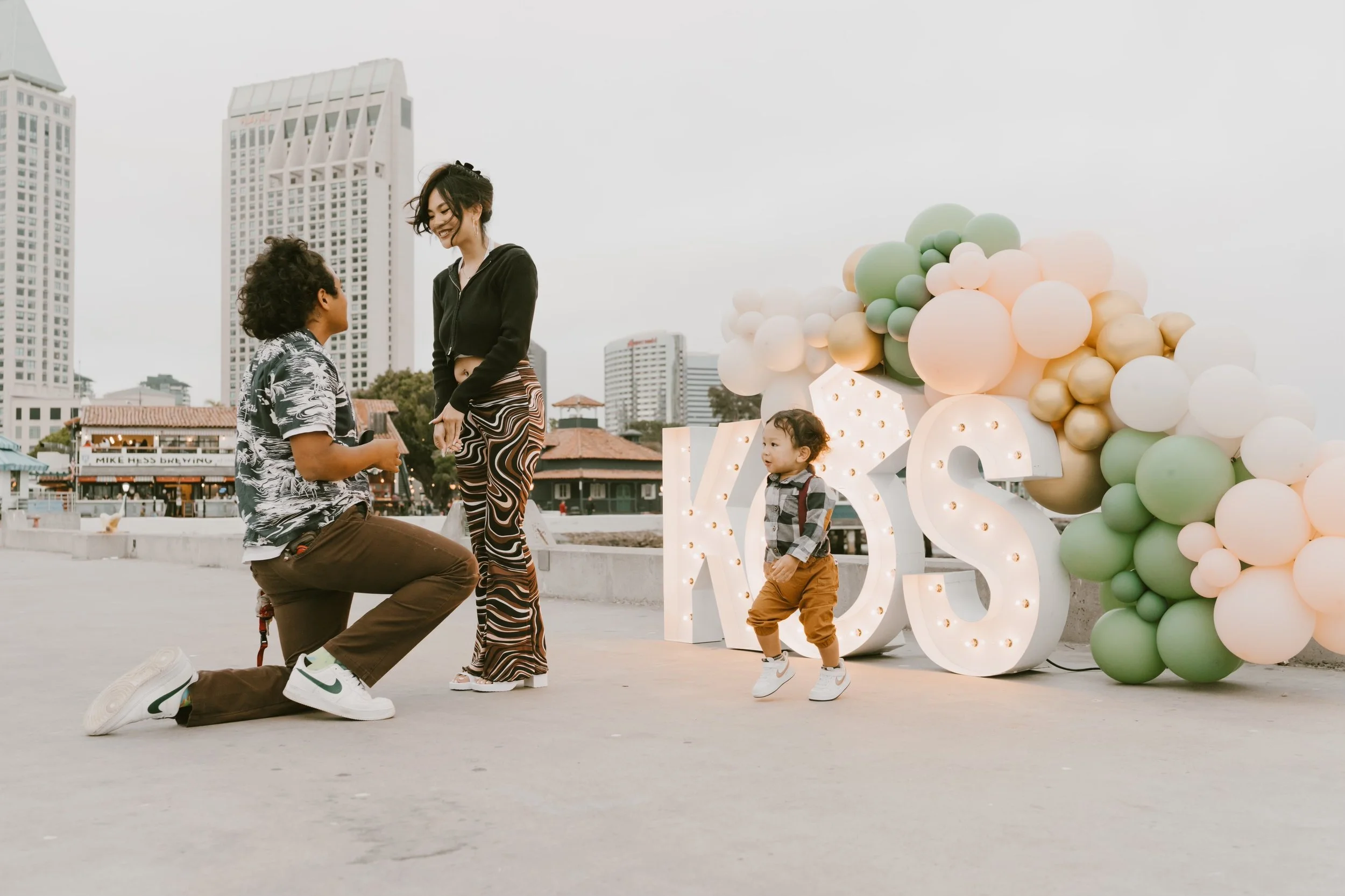 north county San Diego marry me proposal big light up letters