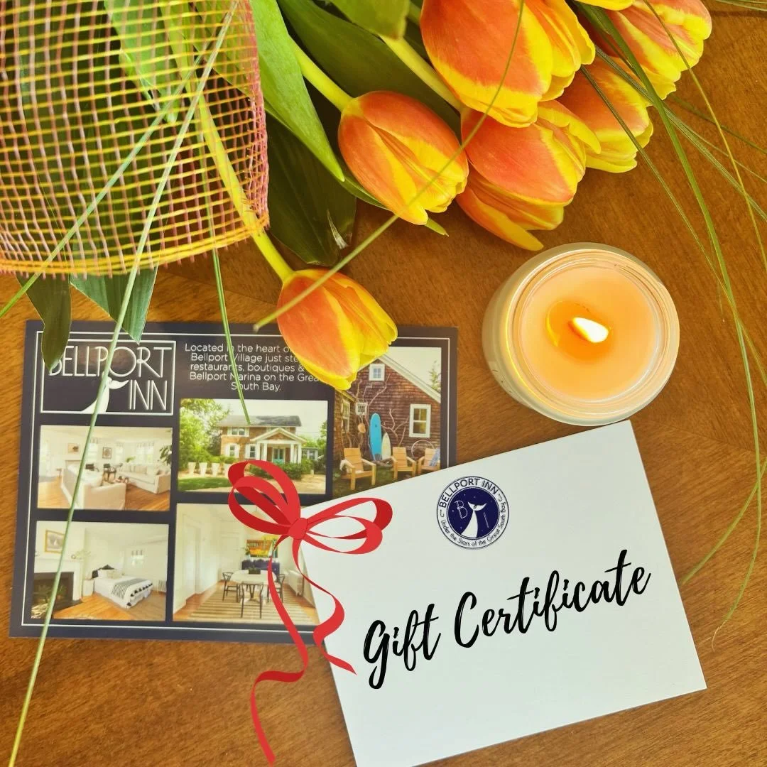 Shopping for someone who&rsquo;s hard to buy for? When in doubt, gift a getaway. 🎁 
Bellport Inn gift certificates are available in any denomination, and we&rsquo;re happy to ship them straight to your door! ✨ 
.
.
.
#christmasinlongisland #bellport