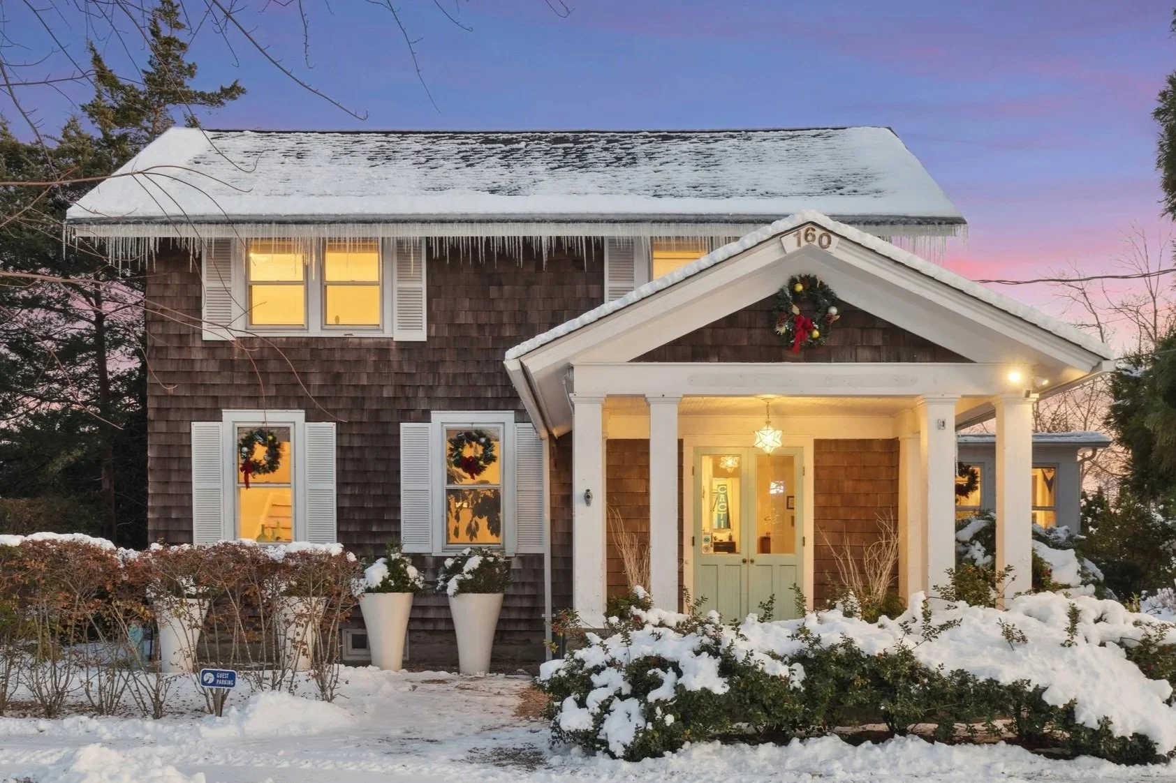 Bellport Inn Winter Long Island