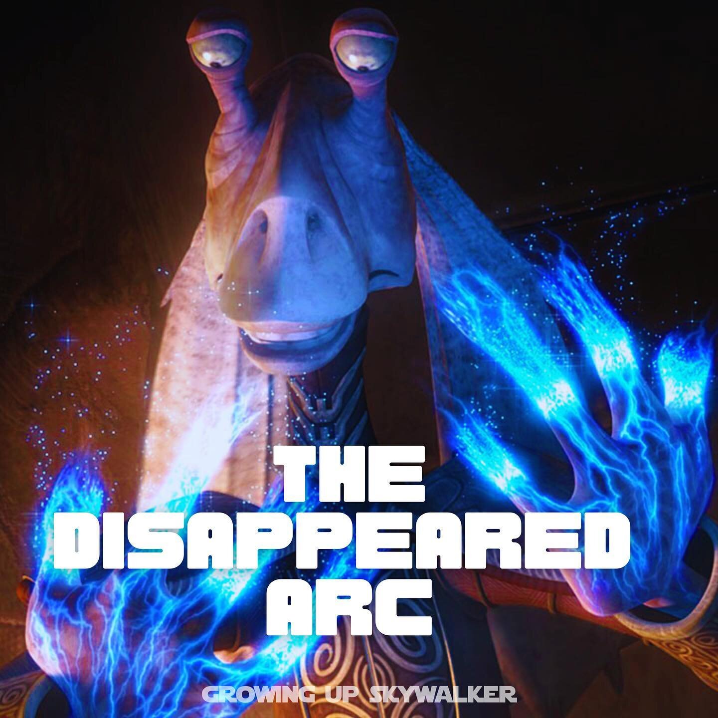 ✨New episode!✨

In the glorious Disappeared Arc of the Clone Wars, Jar Jar gets to be a love interest&hellip;the hero of the galaxy&hellip;and the one who gets the girl. Oh, Mace Windu is there, too.

The Disappeared Arc (The Clone Wars 6.8&ndash;9, 