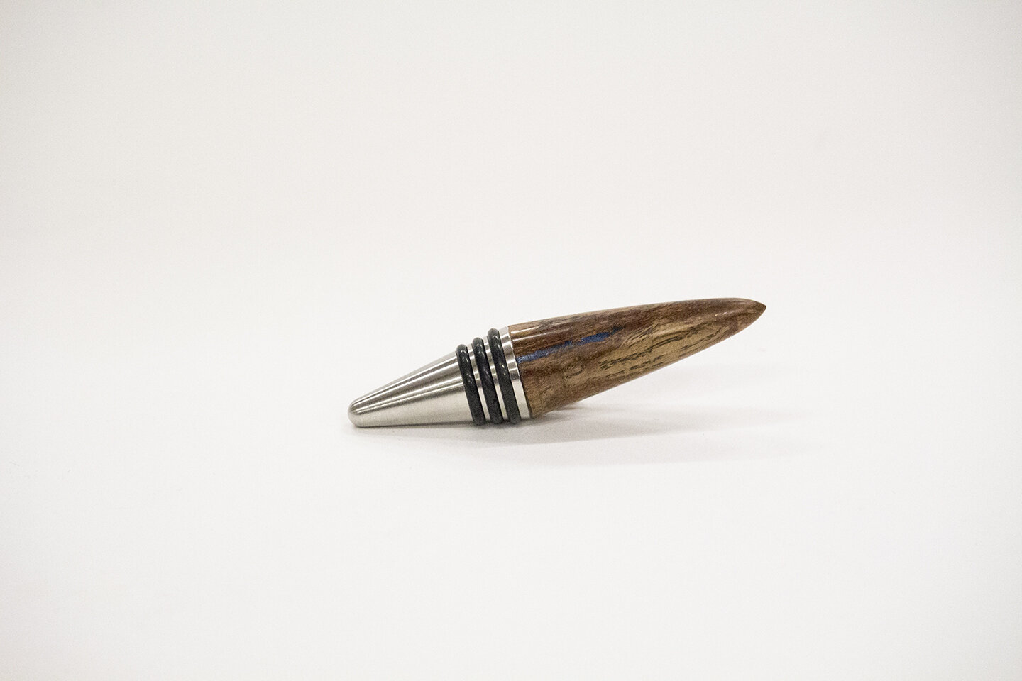 Oak Burl Wine Stopper Cone