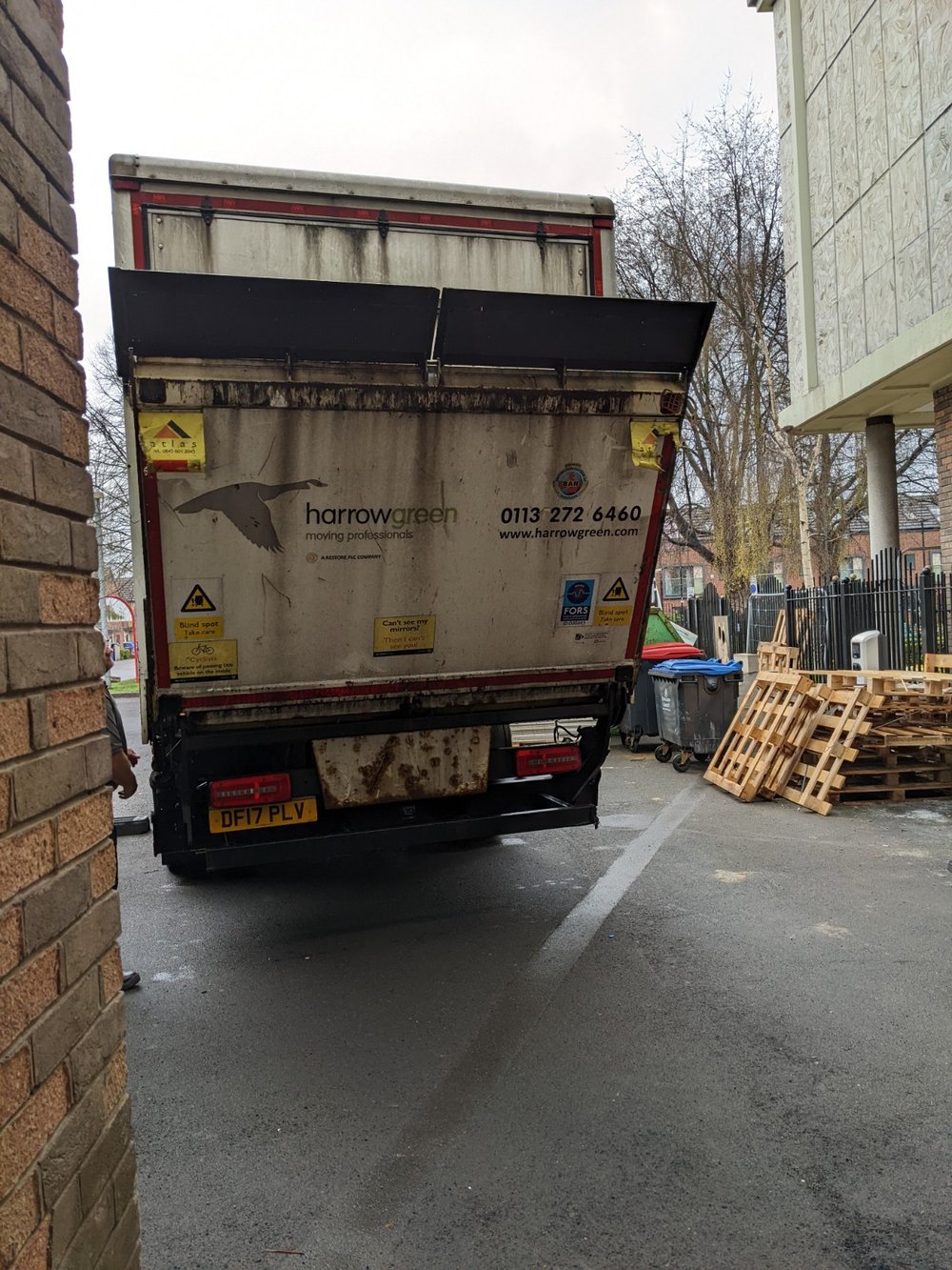 Harrow Green Lorry Delivering Mar 2022 (1).jpg