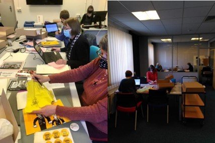 Images of Feminist Archive volunteers at work 1.jpg