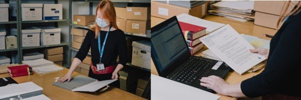 Images of Unlocking the DH Lawrence Collection cataloguing and digitisation for research and display project 2.jpg