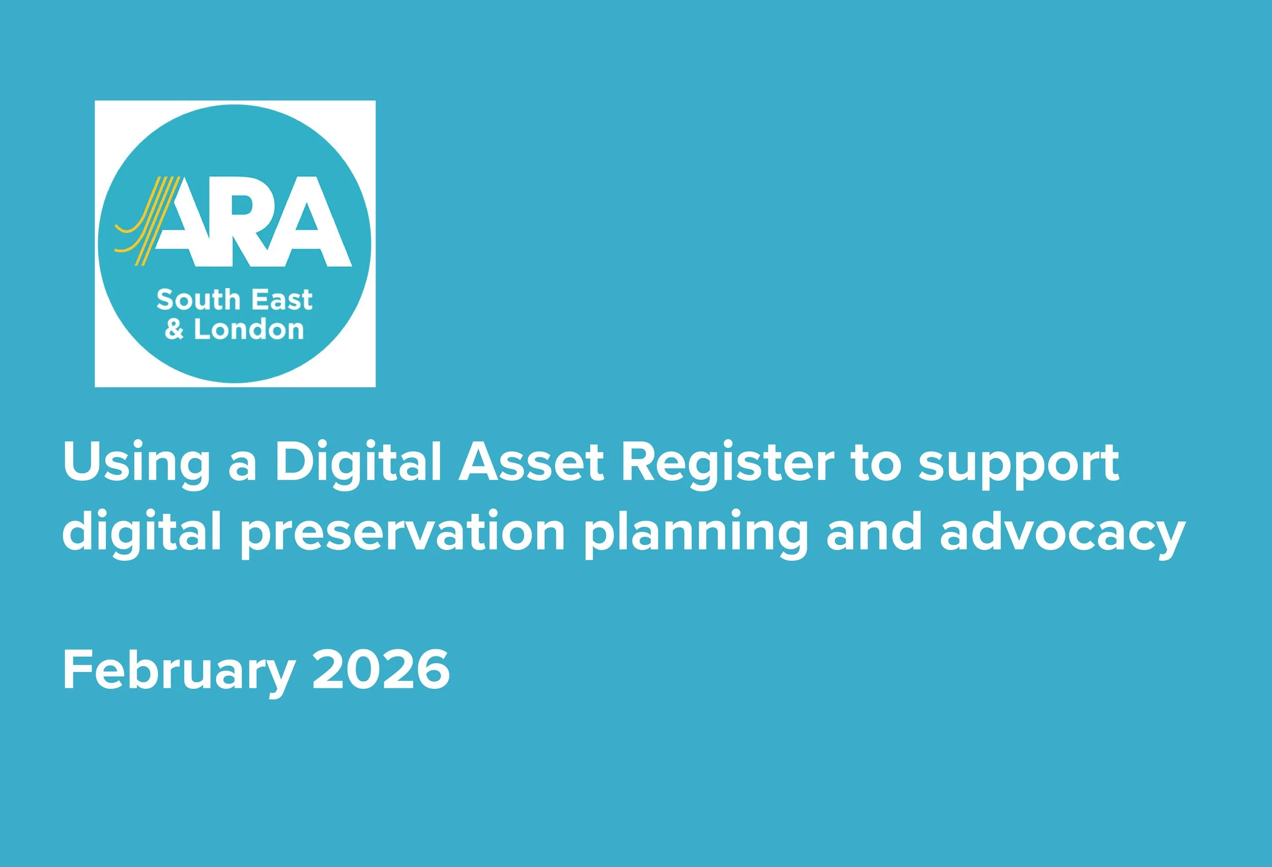 Using a Digital Asset Register to support digital preservation planning and advocacy
