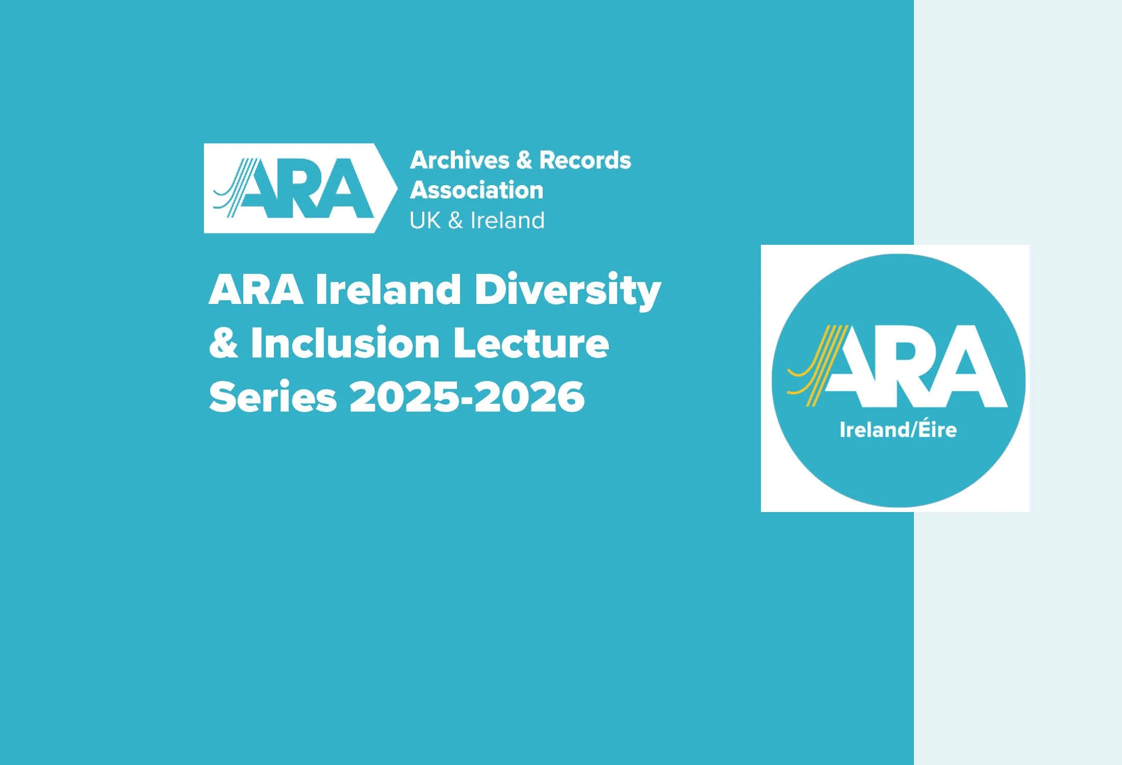 ARA Ireland Diversity and Inclusion Lecture Series 2025-2026