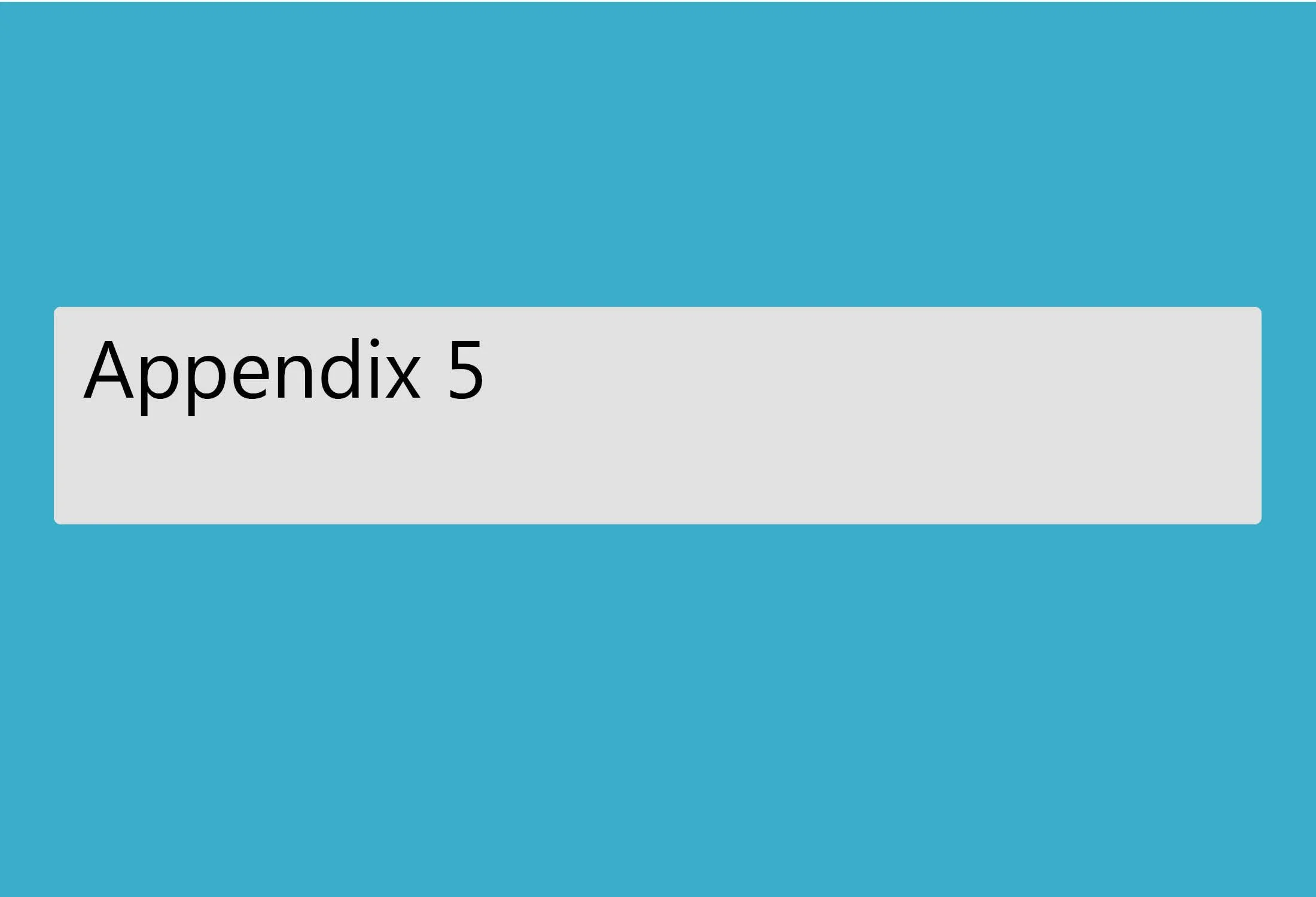 Appendix Five – Disability Passport Example