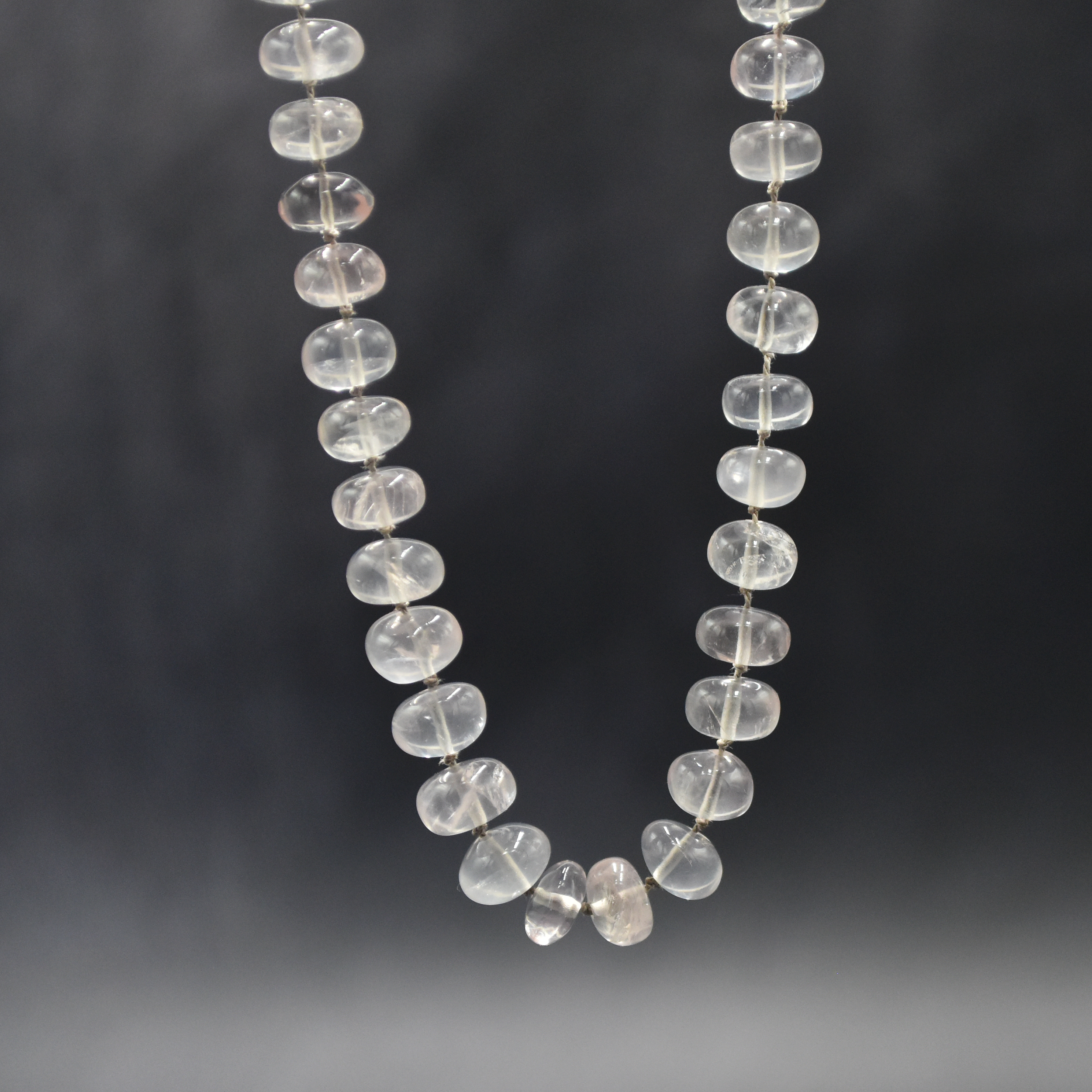 Rose Quartz Beaded Necklace