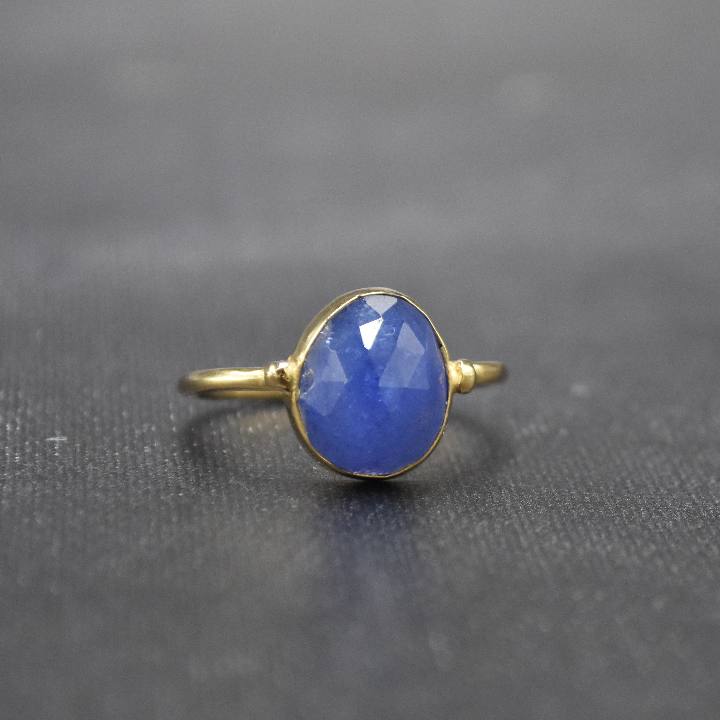 14k Yellow Gold and Tanzanite Ring