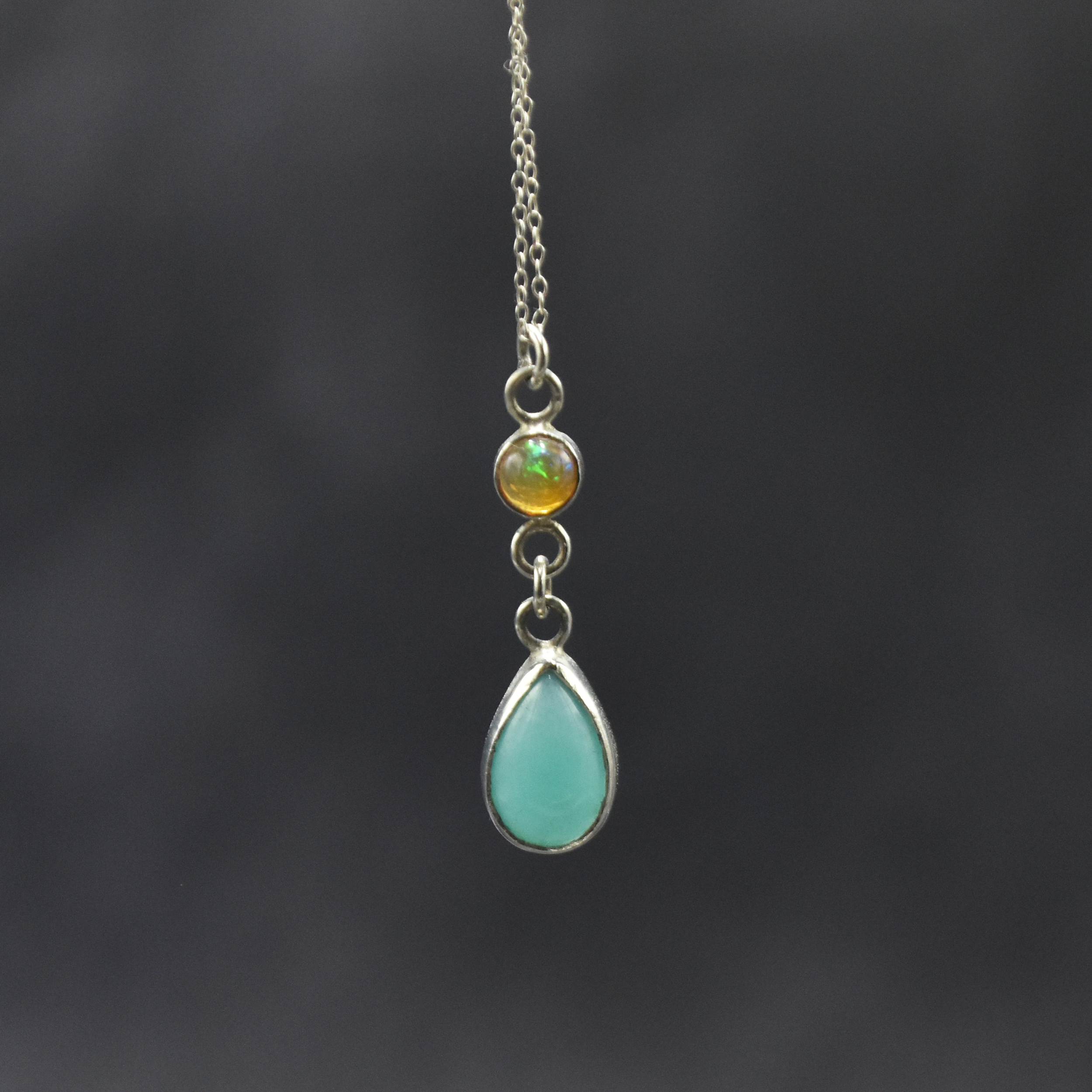 Opal and Amazonite Necklace
