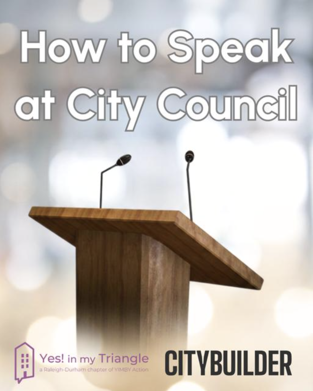 CITYBUILDER: How to Speak at City Council