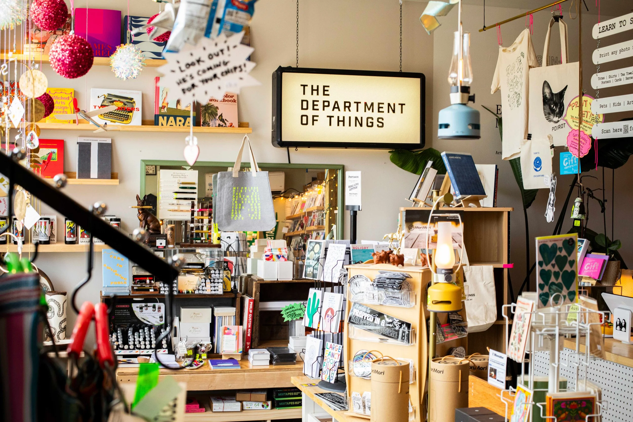 Interior photo of the Department of Things