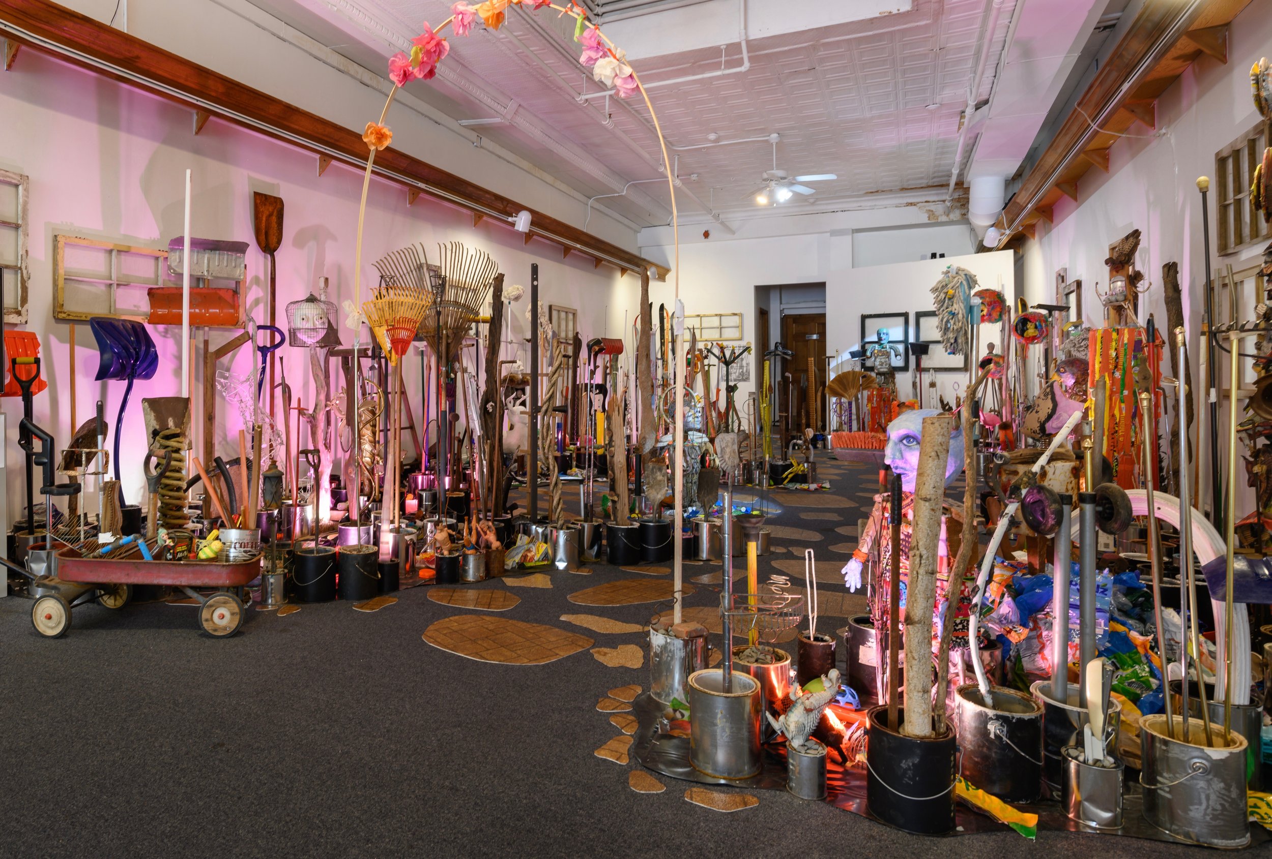 "Without the funding for this project I would not have been able to document via Time lapse the entire installation and I would not have been able to create a video performance enacted by me in the installation. For me, this project was very freeing