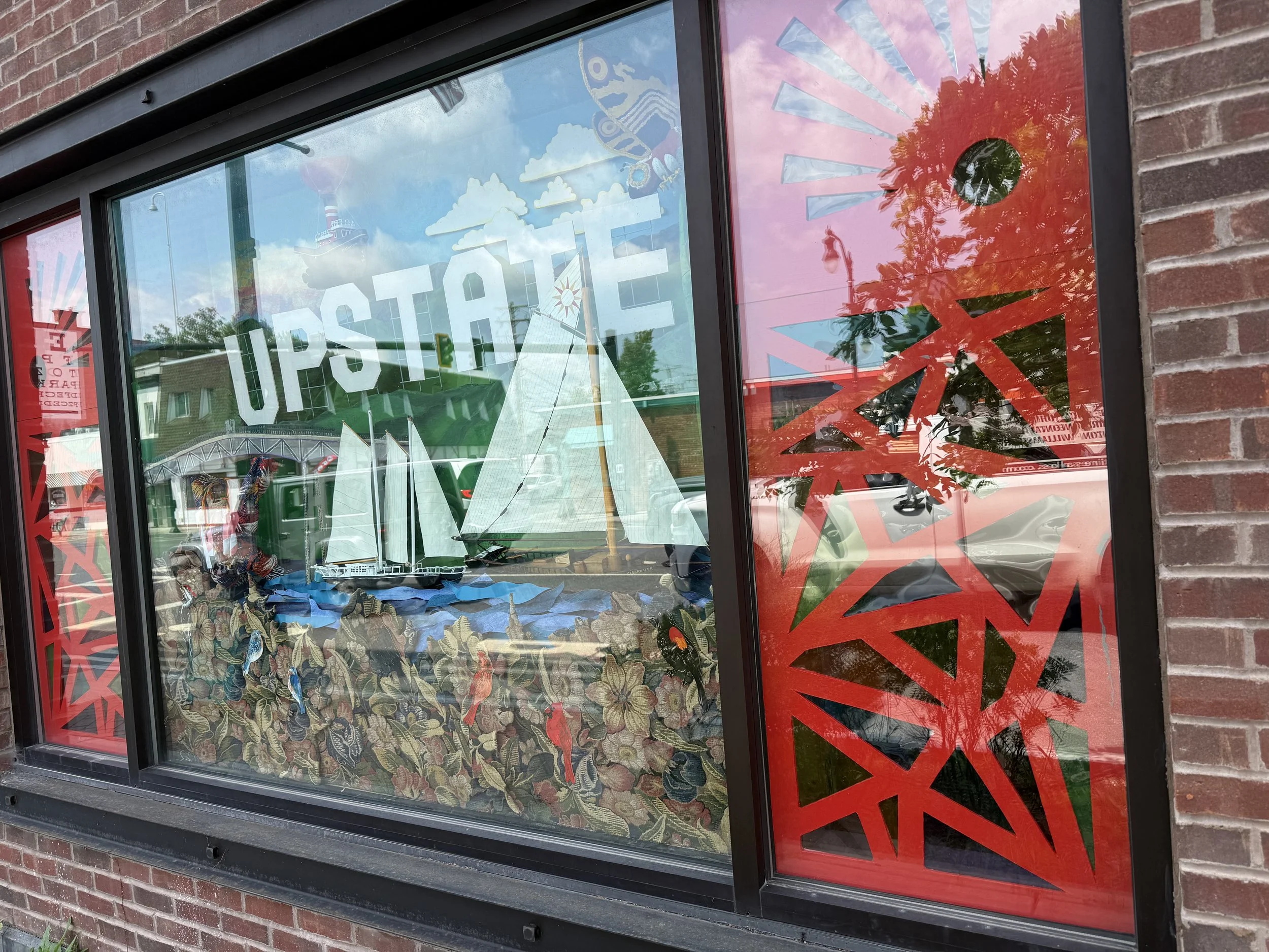 Window exhibit from Upstate Films