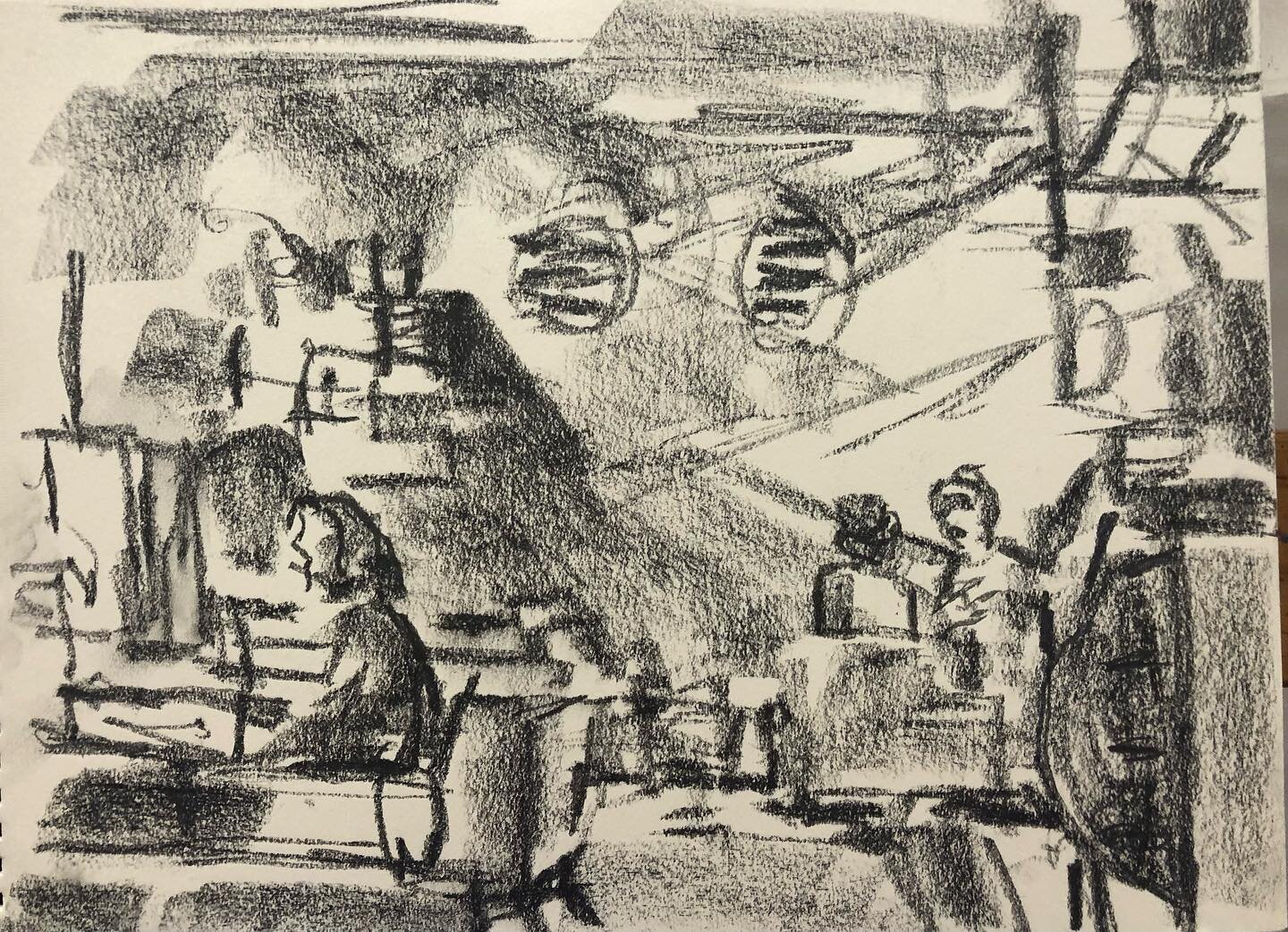 Black Hole coffee shop drawings. Noir series. #blackholecoffee #blackholecoffeehouston #houstonart #museumdistrict