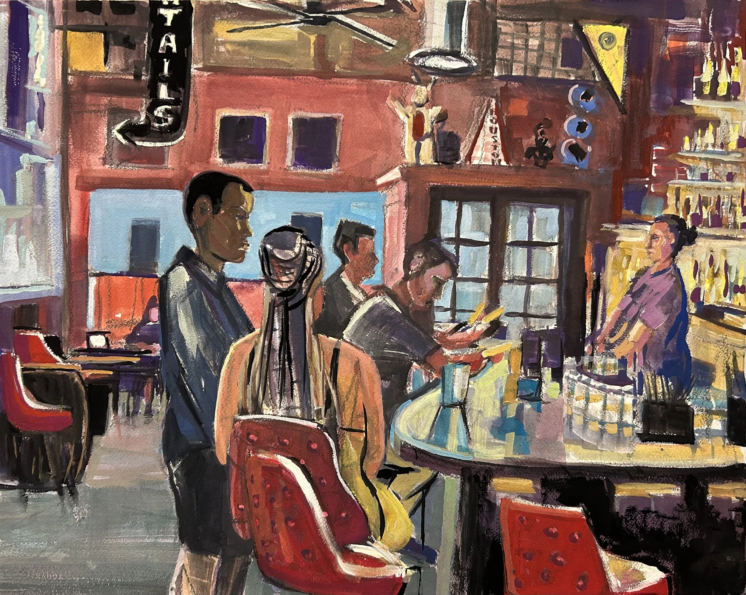 Bar Paintings by Arthur Deatly at Pros &amp; Cons