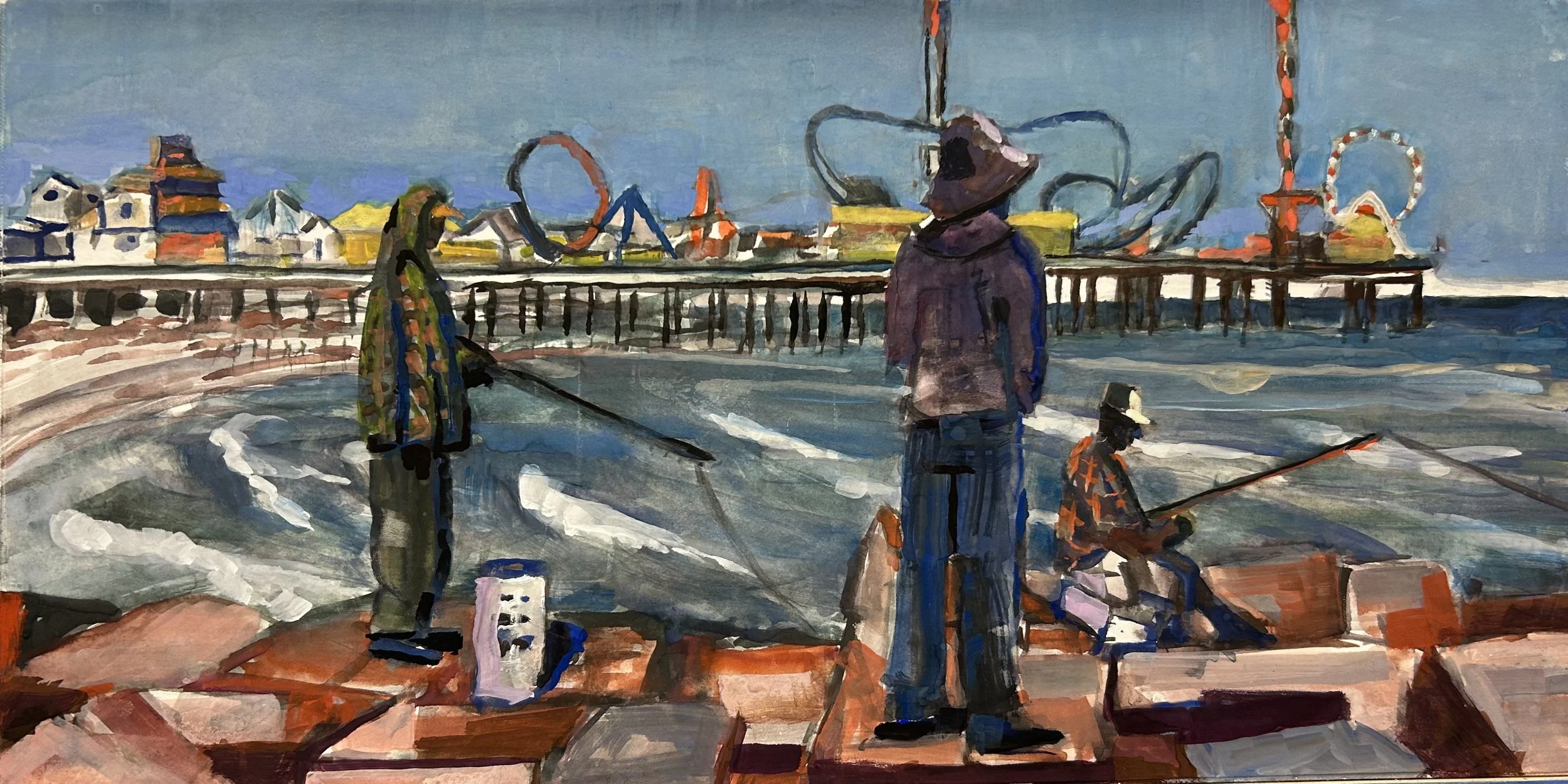 Fishing on the Jetties