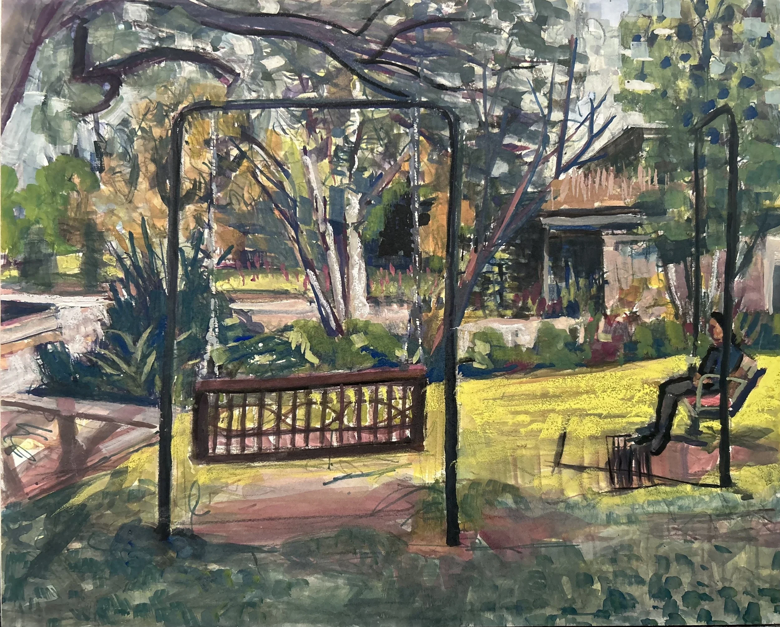Swing Benches in Mandell Park