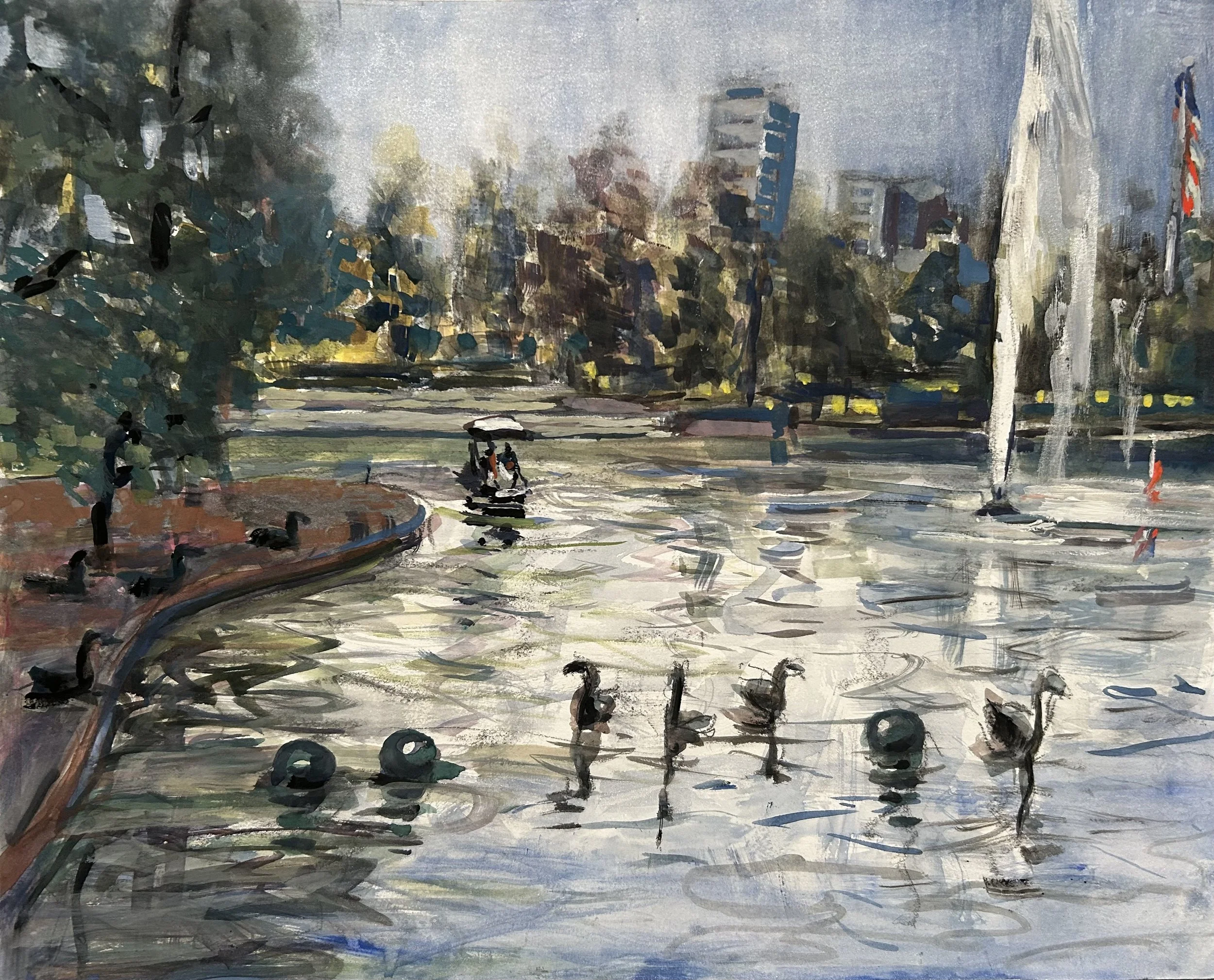 Ducks in the Pond, Herman Park