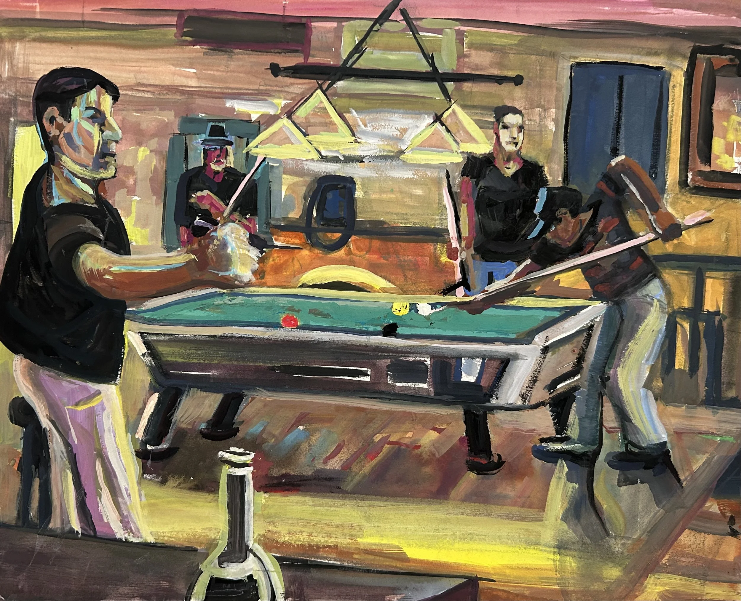 Shooting Darts and Playing Pool, George Country Bar