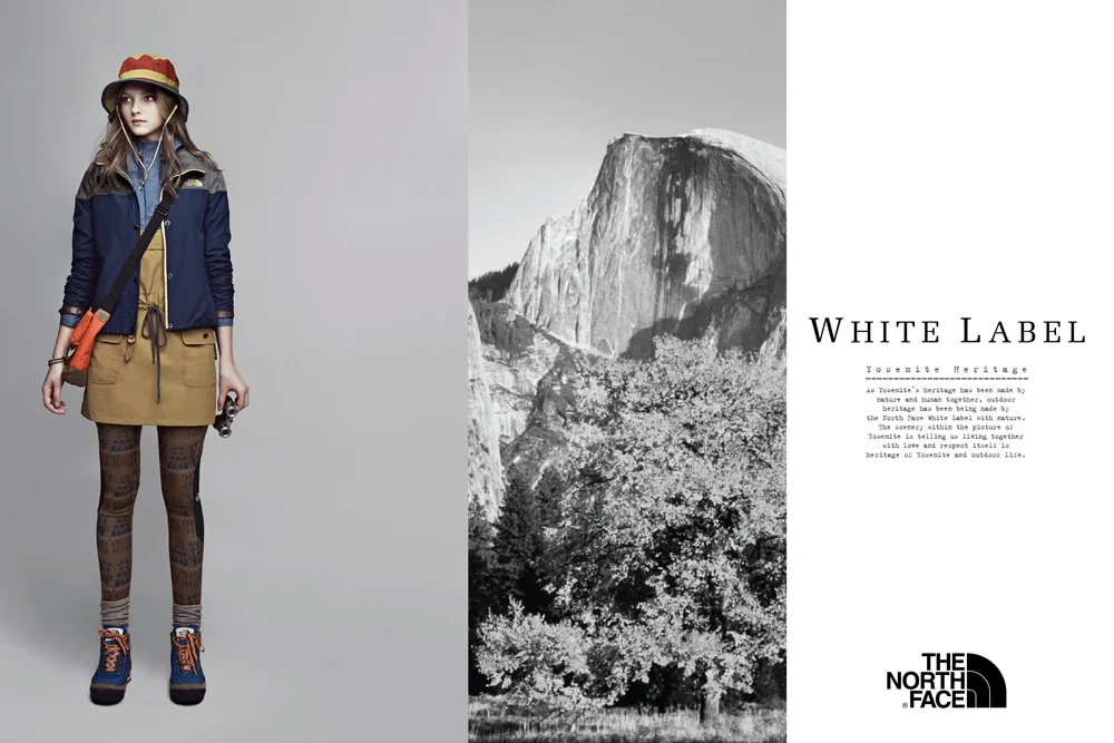 North face white label
