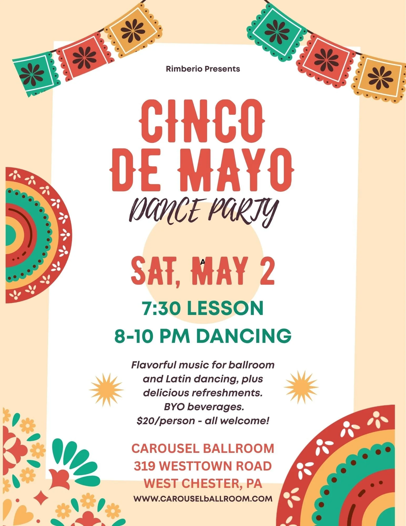 Sat, May 2: Cinco de Mayo Dance