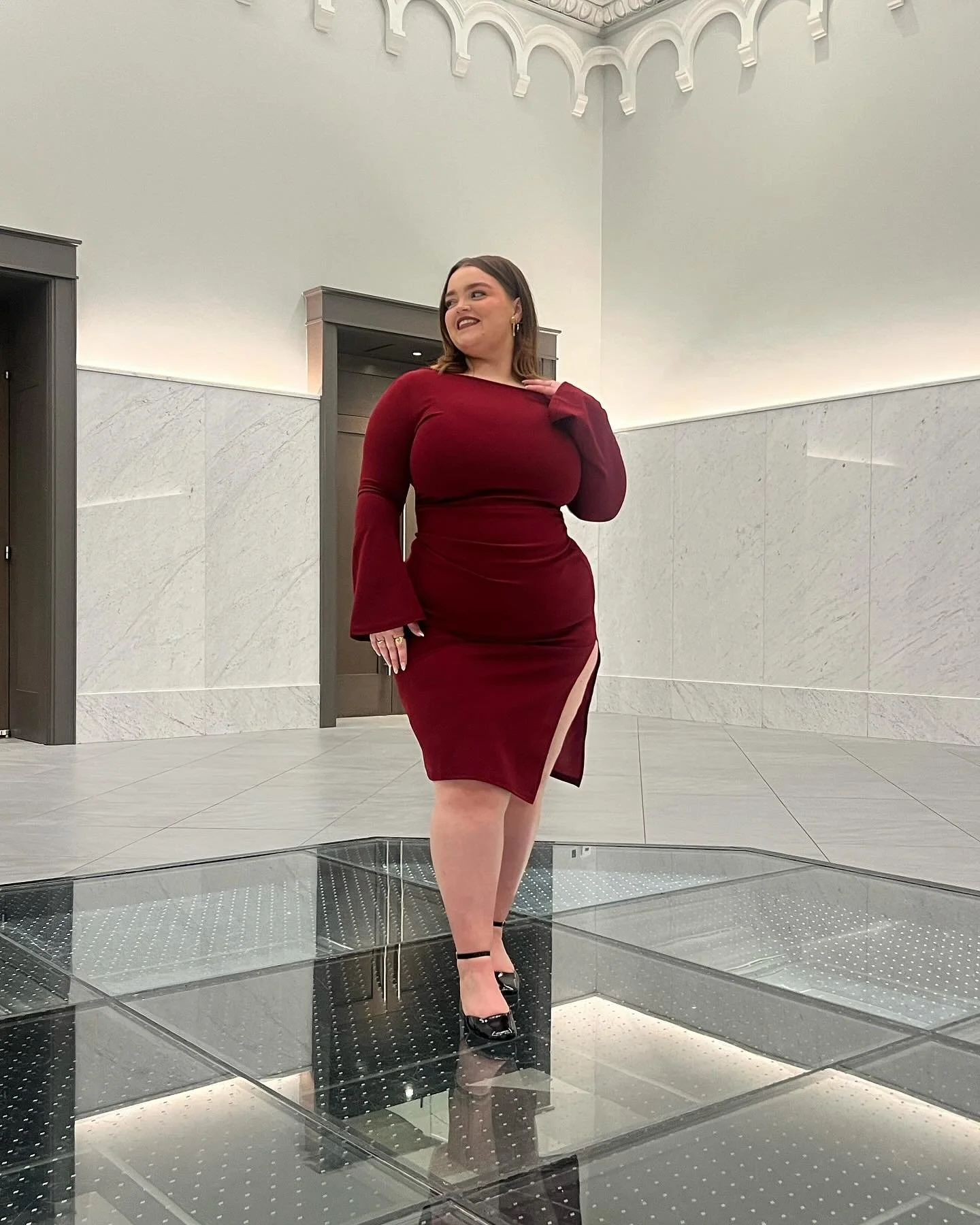 what a freaking night 🤍✨ i work with some of the coolest people ever, and they know how to throw one hell of a party!! (feat. one of the many iconic karaoke songs performed last night 😉)