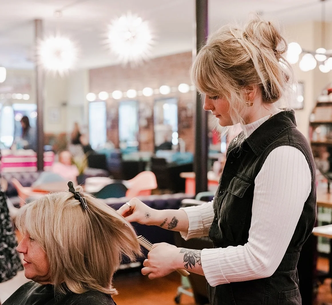 here are a few things you may not be aware of that are making your blonde hair brassy in between appointments 

&bull; using high heat, especially without a heat protectant. this can make your hair dry and brassy, not to mention damaged as well. your