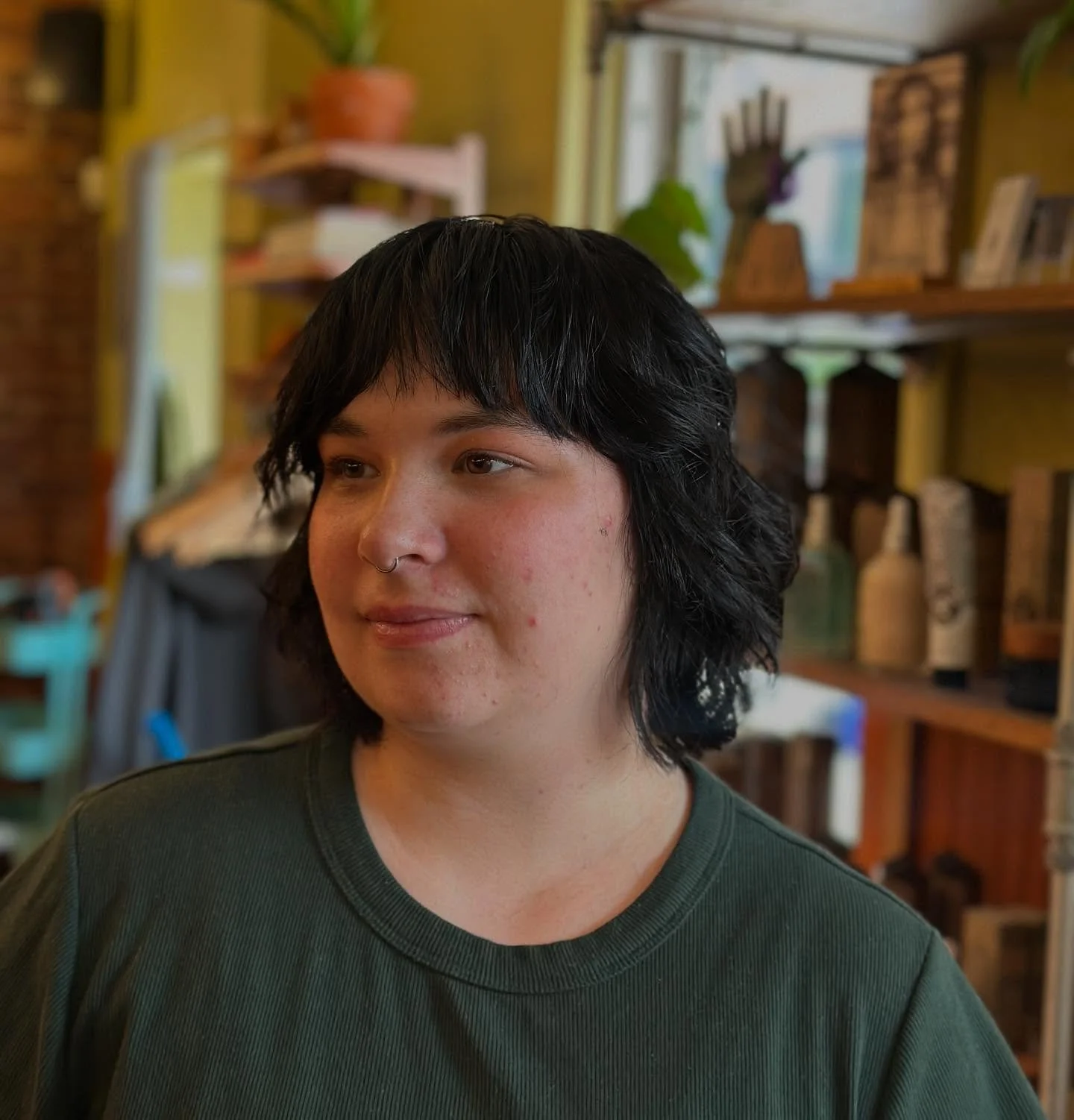 CUTEEEEE LIL CUT i did :) i love transformations gimme them all👹👹 
-
-
-
-
-
-
-
-
-
-
#altsylist #althair #lgbt #hairstylist #kyhair #lexkysalon #lexkyhair #kysalon #shag #mullet #blowout #sharethelex #universityofkentucky #emohair