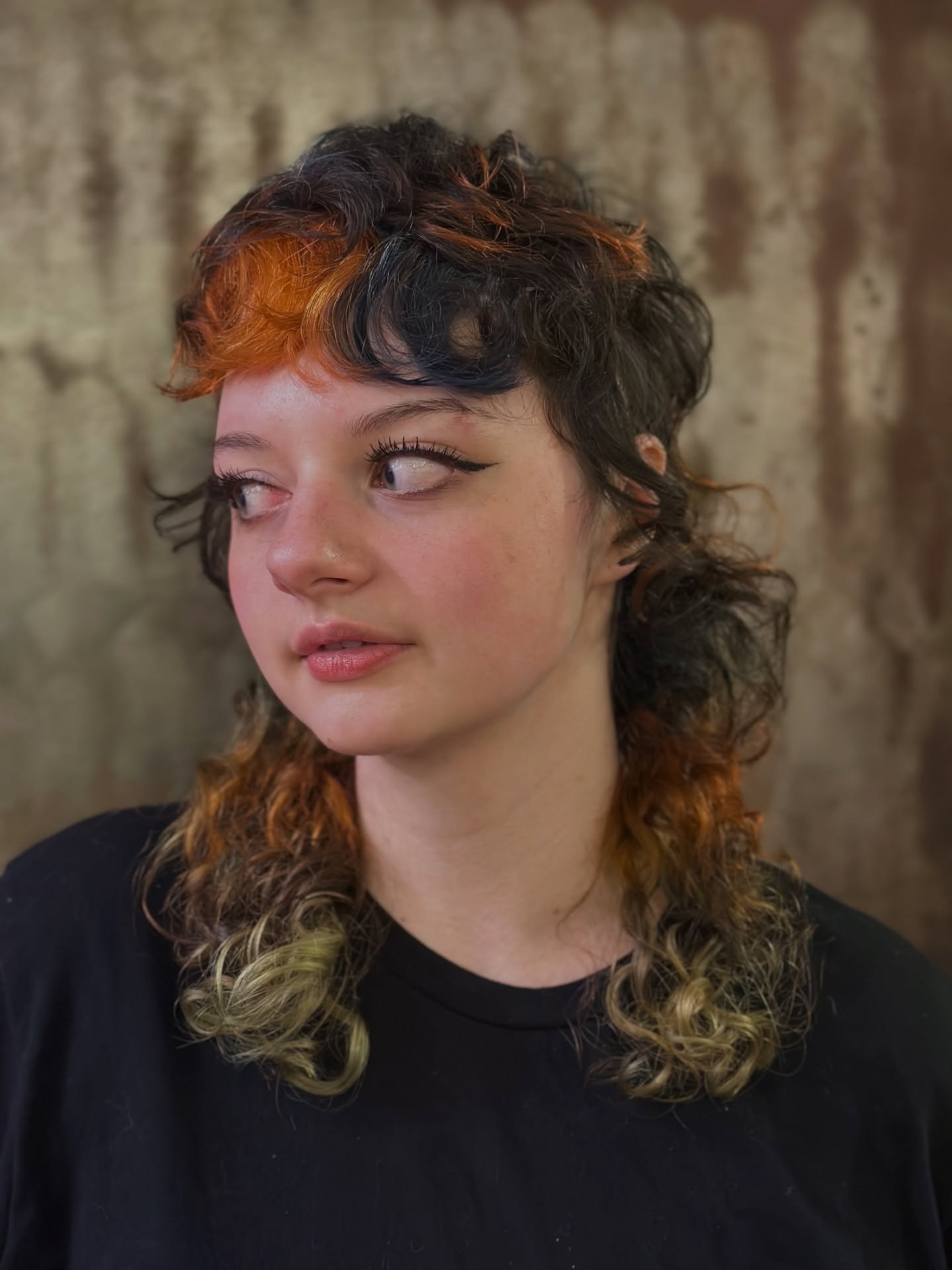 One of my favorite heads of hair to cut + color on the sweetest angel. 
Cut with @jataifeather and colored with @pulpriothair ✨ Styled with all @cultandking ✨

#mullet #colorblocking #althair #lexingtonkyhair