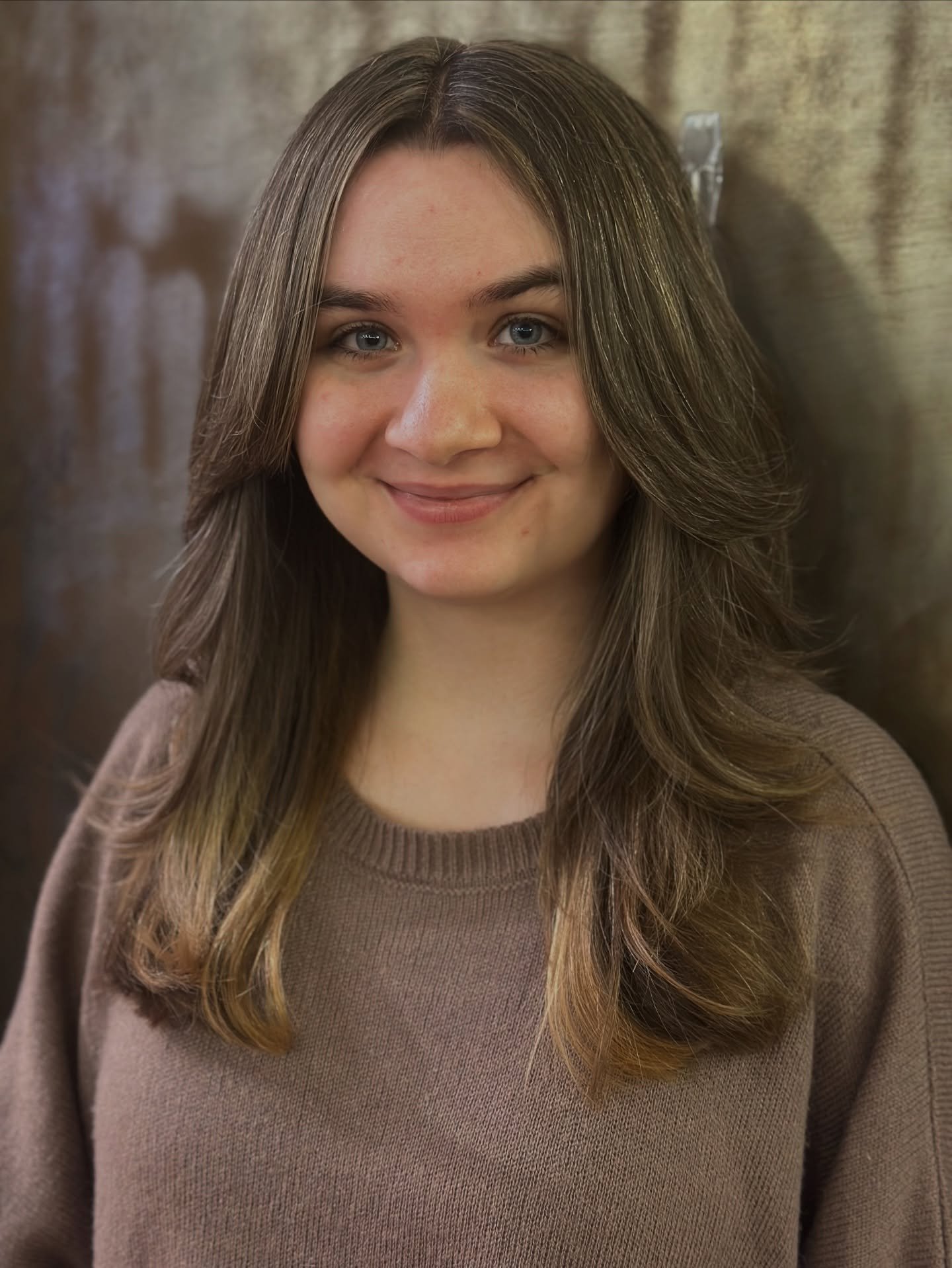 I don&rsquo;t post a ton of natural hair colors, but I do love doing them! And I love a challenge. Abby had never dyed her hair before and wanted to blend her greys. I strategically placed baby lights throughout her entire head to mimic her natural g