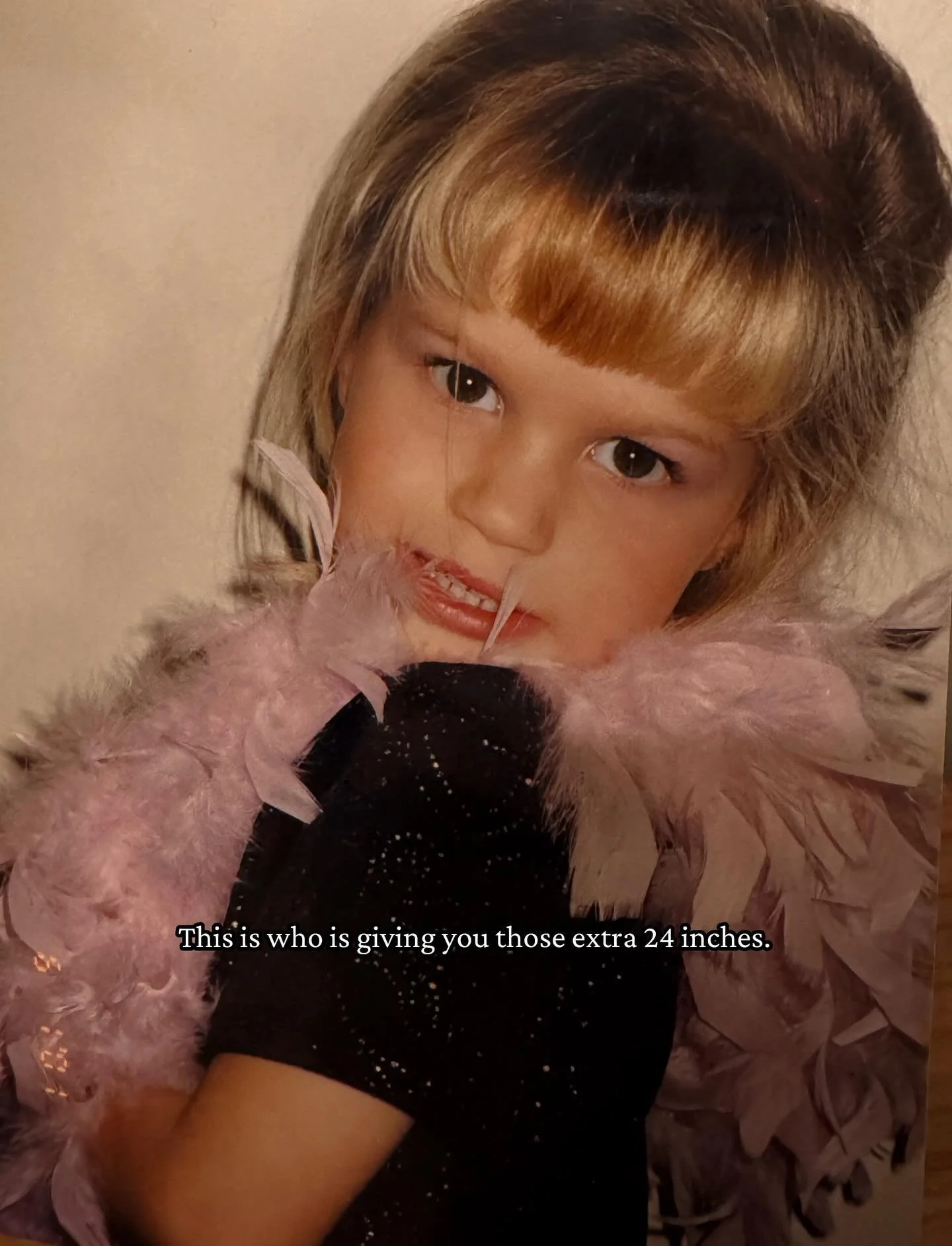 I&rsquo;m just a baby girl.