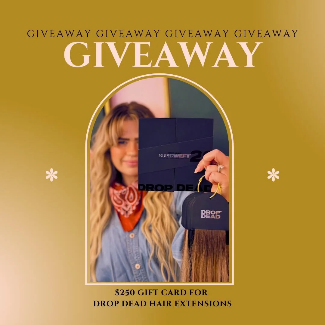 ✨ GIVEAWAY TIME ✨
I&rsquo;m so excited to treat ONE lucky babe to a $250 gift card toward your dream hair with Drop Dead Hair Extensions 🖤
@dropdeadextensions
If you&rsquo;ve been thinking about fuller and longer hair&hellip; this one&rsquo;s for yo