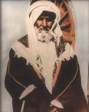 Original heavily compressed 310x465 pixel source image of Sheikh Jassim bin Mohammed Al Thani, Founder of Qatar.
