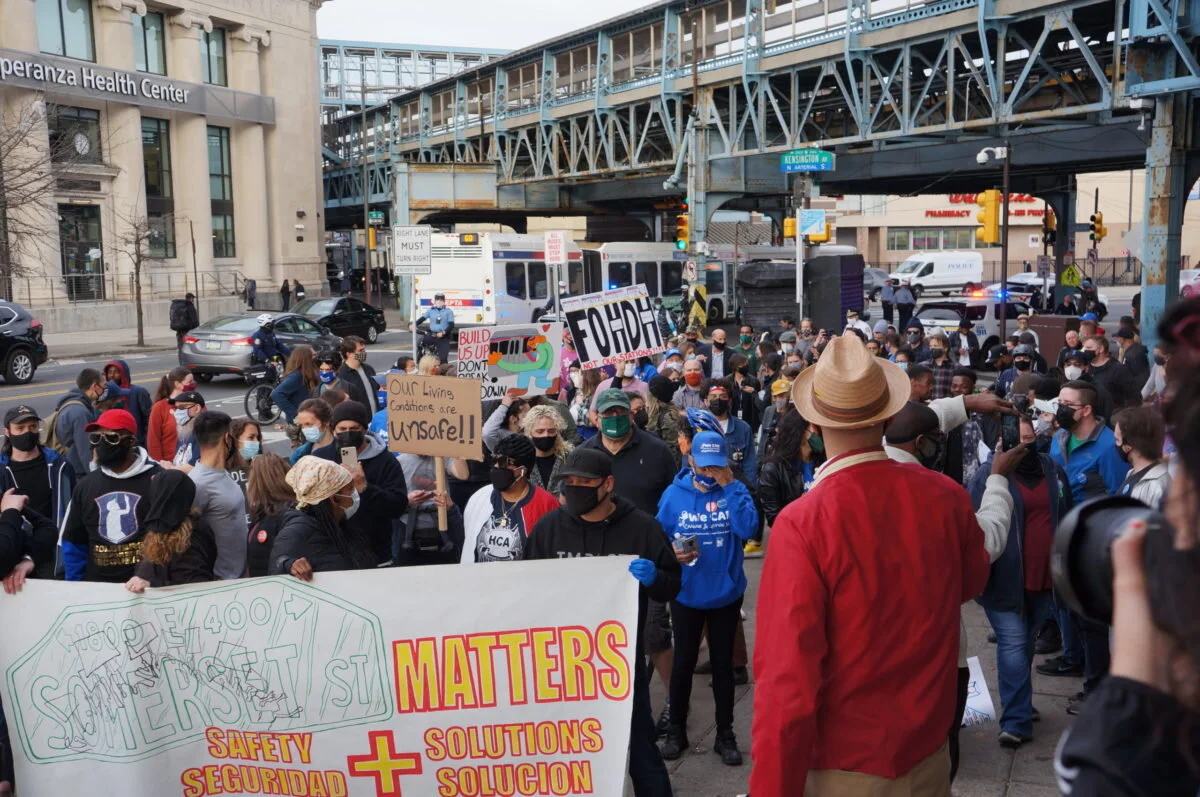 Kensington residents and nonprofits mobilize to protest SEPTA station closure