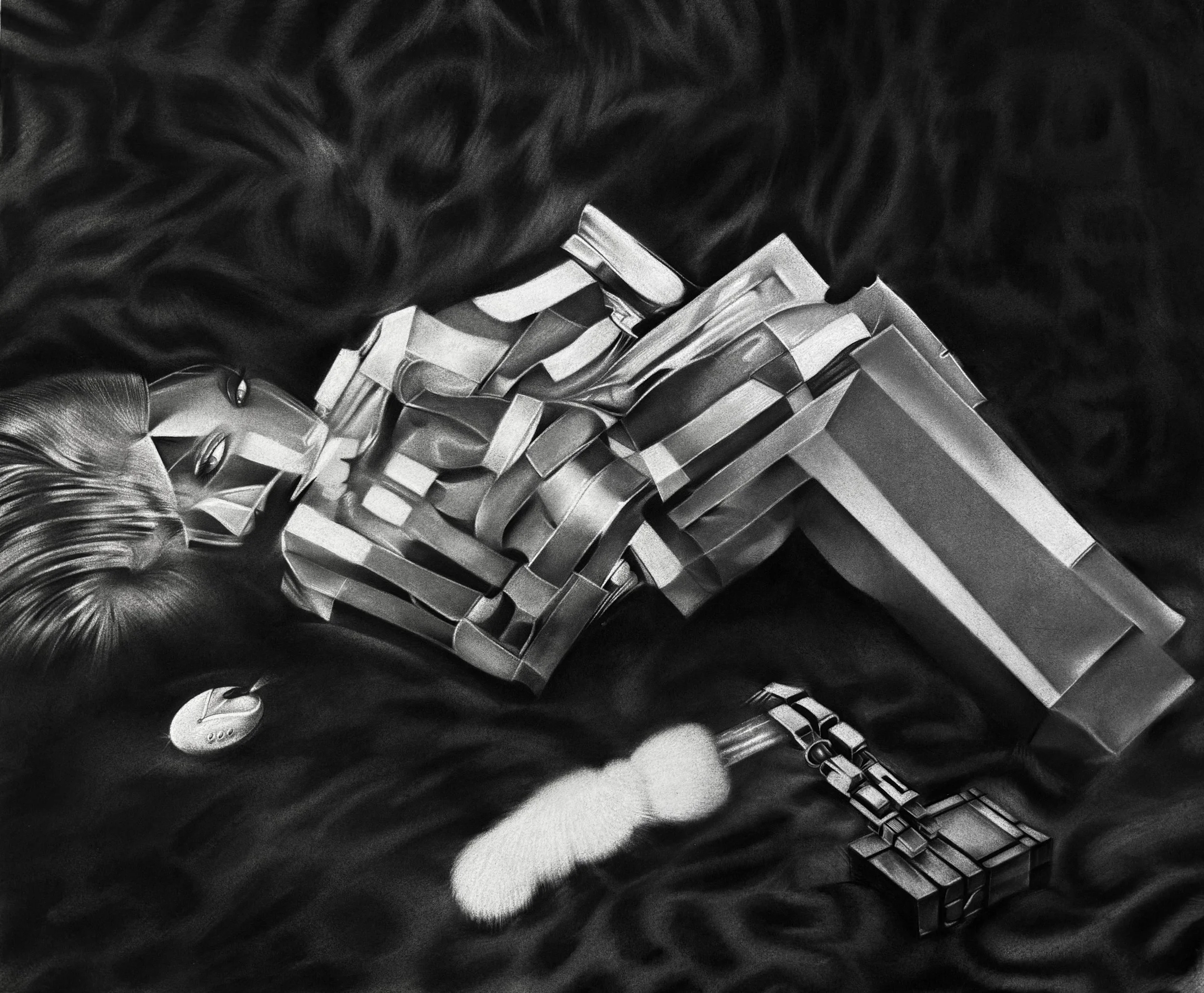 The Bimbot Tries Out Her Newest Toy Attachment