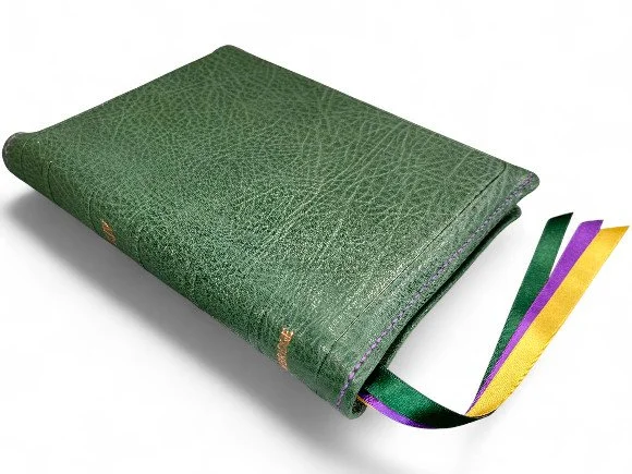 43 -Forest Green Levant Goatskin