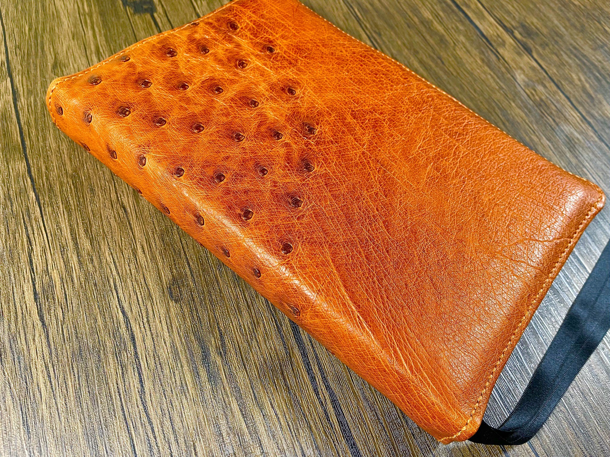 Ostrich Leather Bible Rebind