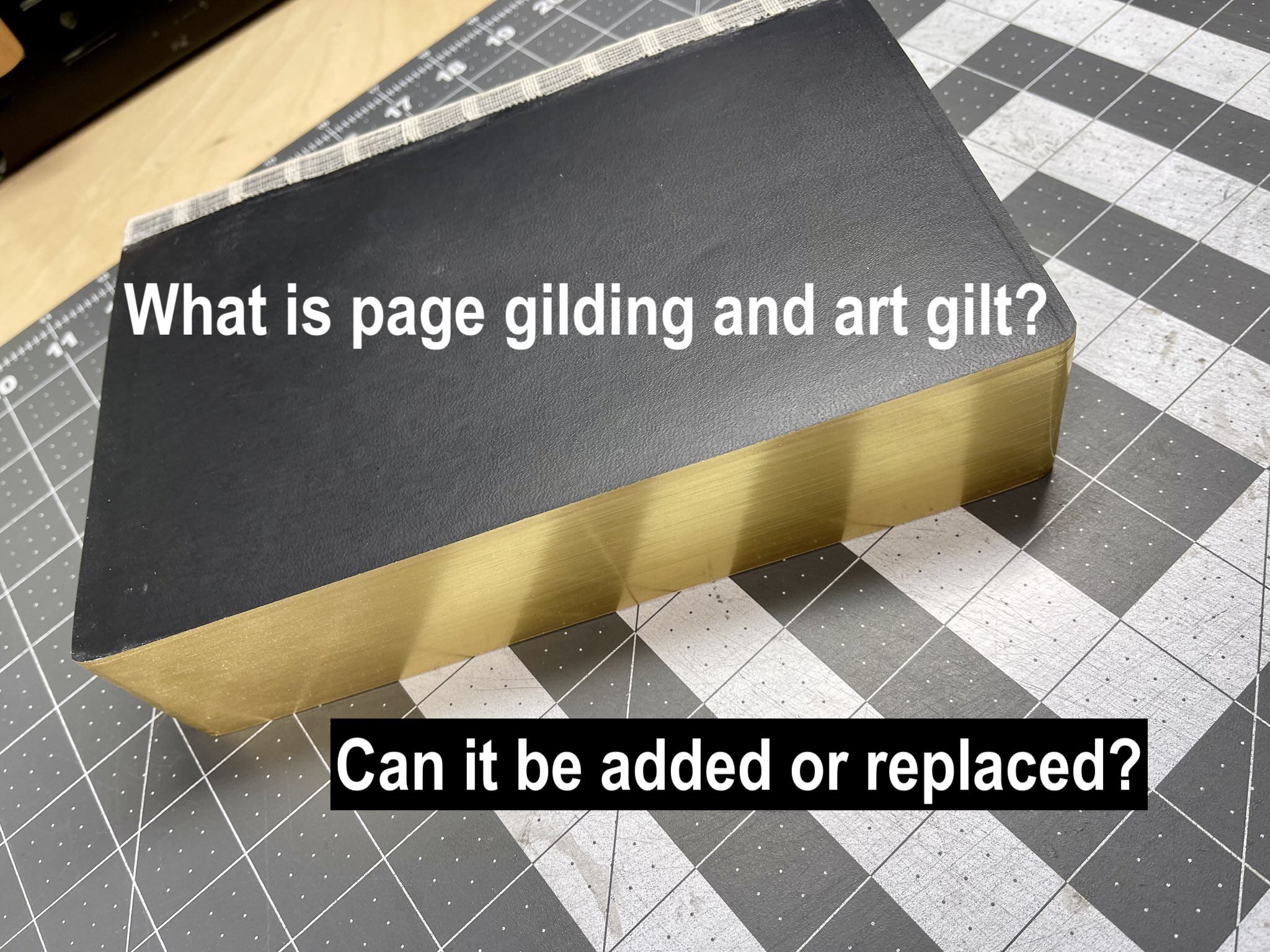 What is Page Gilding and Art Gilt?