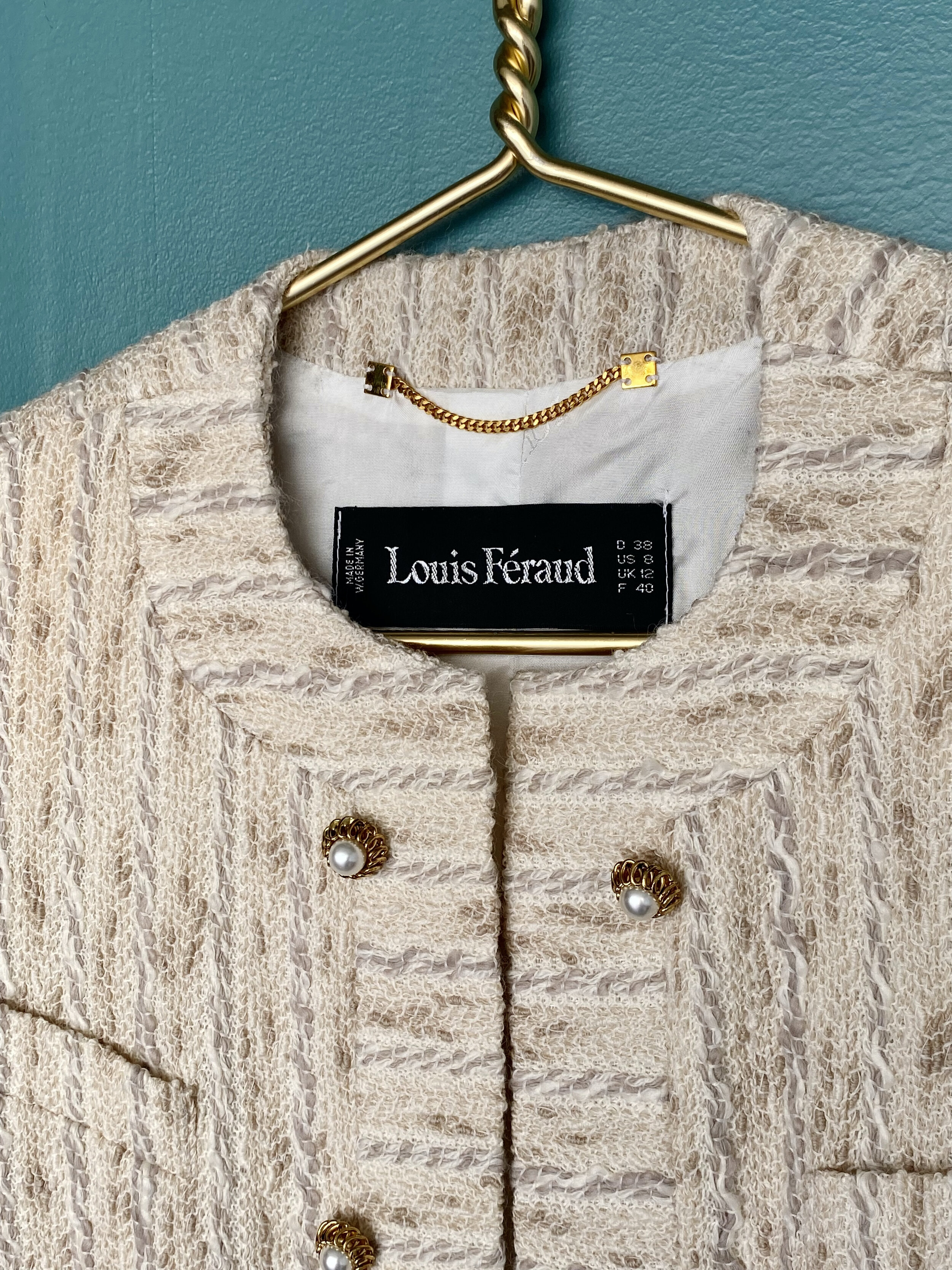 Vintage Louis Feraud Wool Skirt Suit Set – ClosetBlues