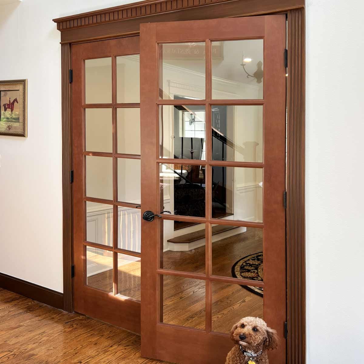 Formal to Functional: Living Room to Home Office Remodel