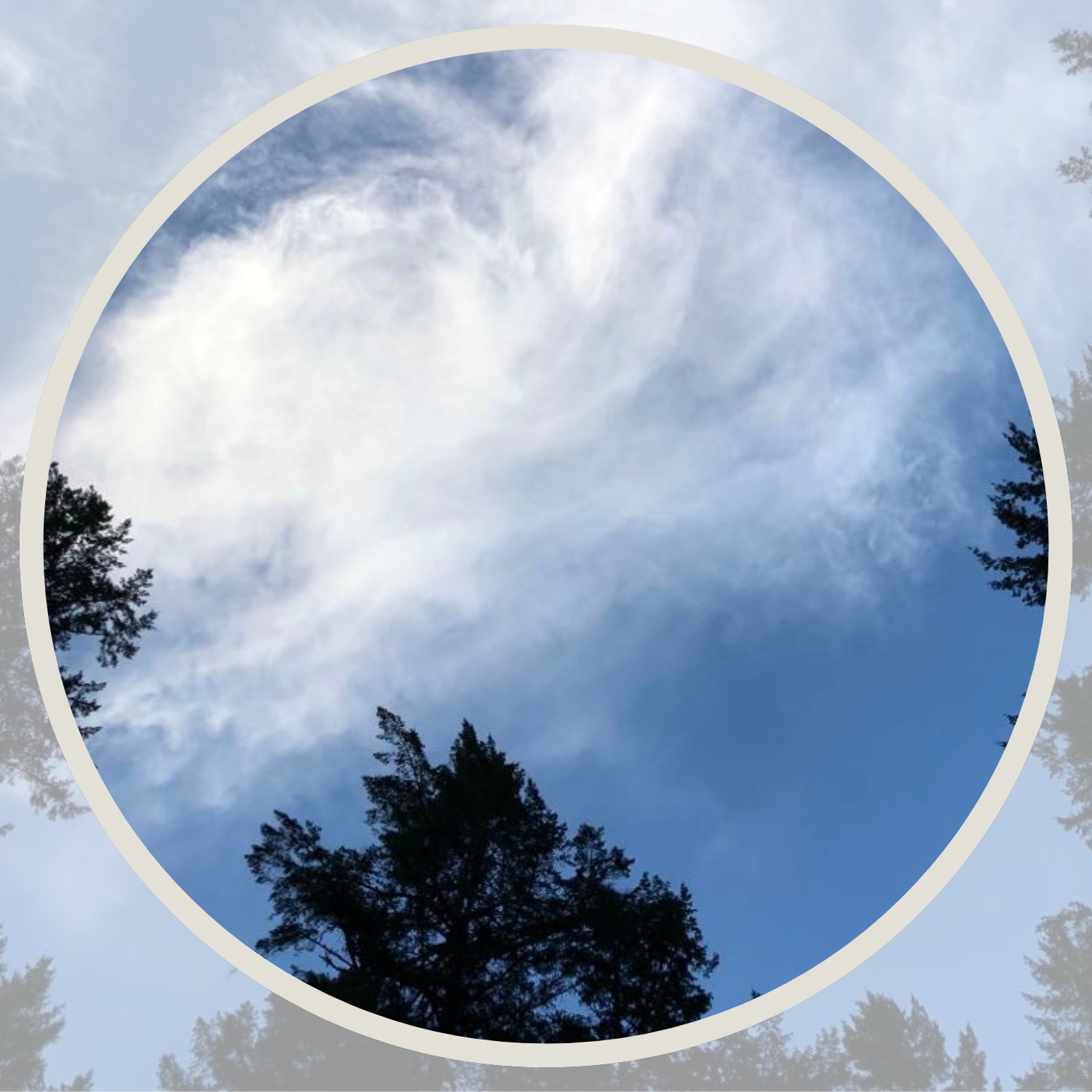 Blue sky with clouds