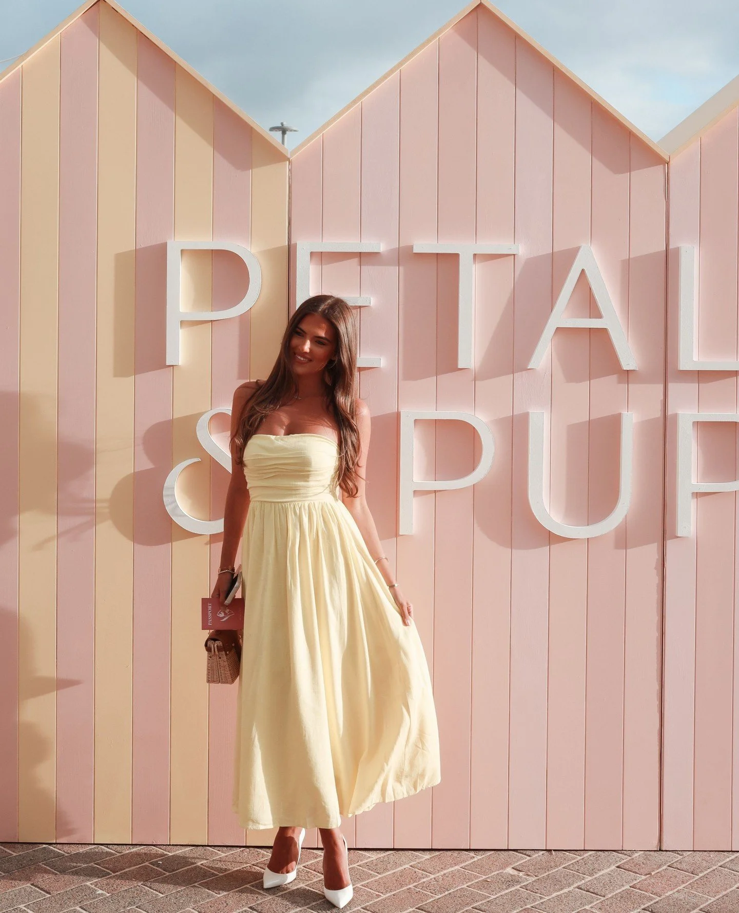 PETAL &amp; PUP ⁠
⁠
Client: @petalandpup ⁠
⁠
A two-day Bondi Beach activation with @curiousnation_anz, inviting members of the public to get their Passport to Summer - complete with a colour analysis session and personalised styling by the Petal &amp