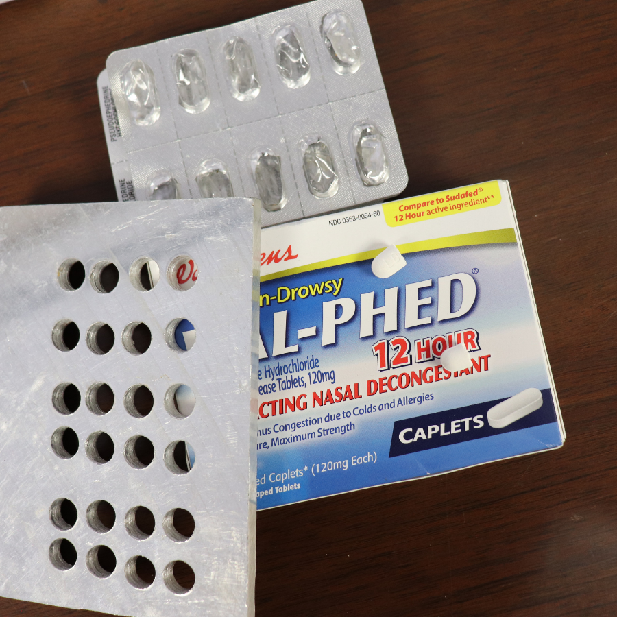 Over the counter drugs to make meth