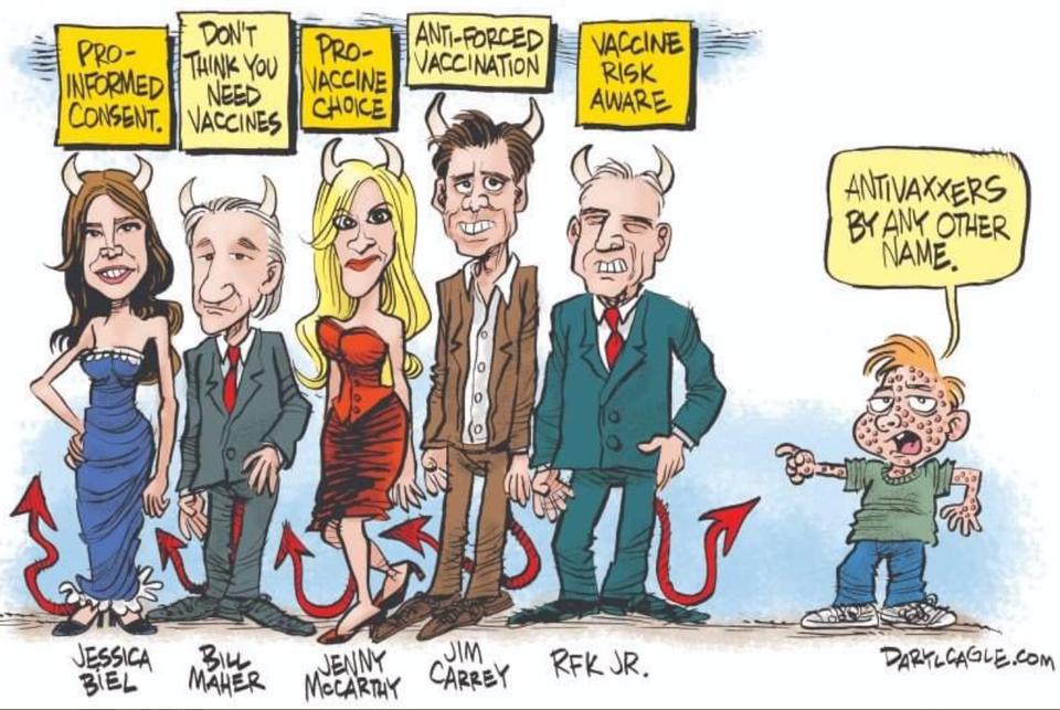 Figure 7: Anti-vaxxers try to rebrand, but they are still the same.