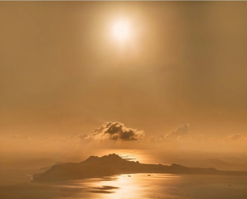 A golden sunset
