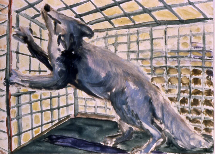 Fur Farm       monotype       6" x 8"