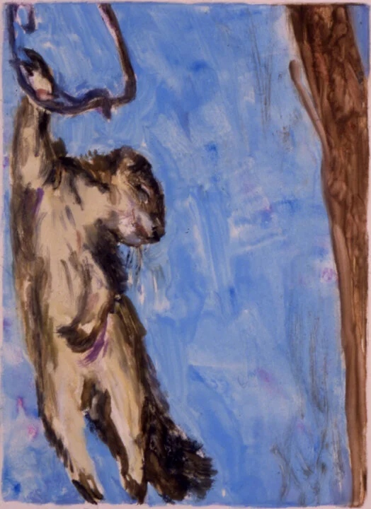 Leghold Trap, #1       monotype       8" x 6"