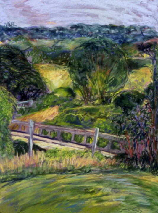 Bridge near the Meadow, Virginia, 25. 5 x 19 in.